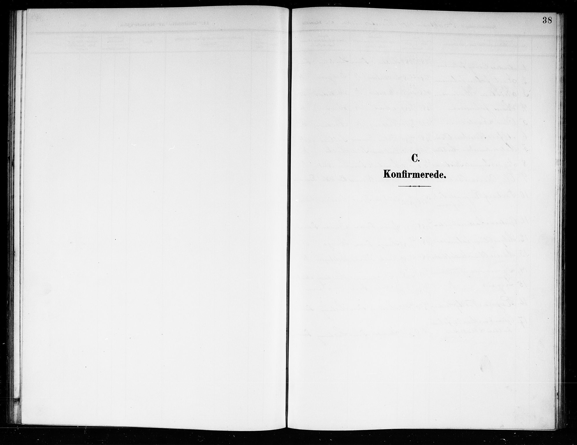 Ramnes kirkebøker, AV/SAKO-A-314/G/Gb/L0002: Klokkerbok nr. II 2, 1904-1923, s. 38