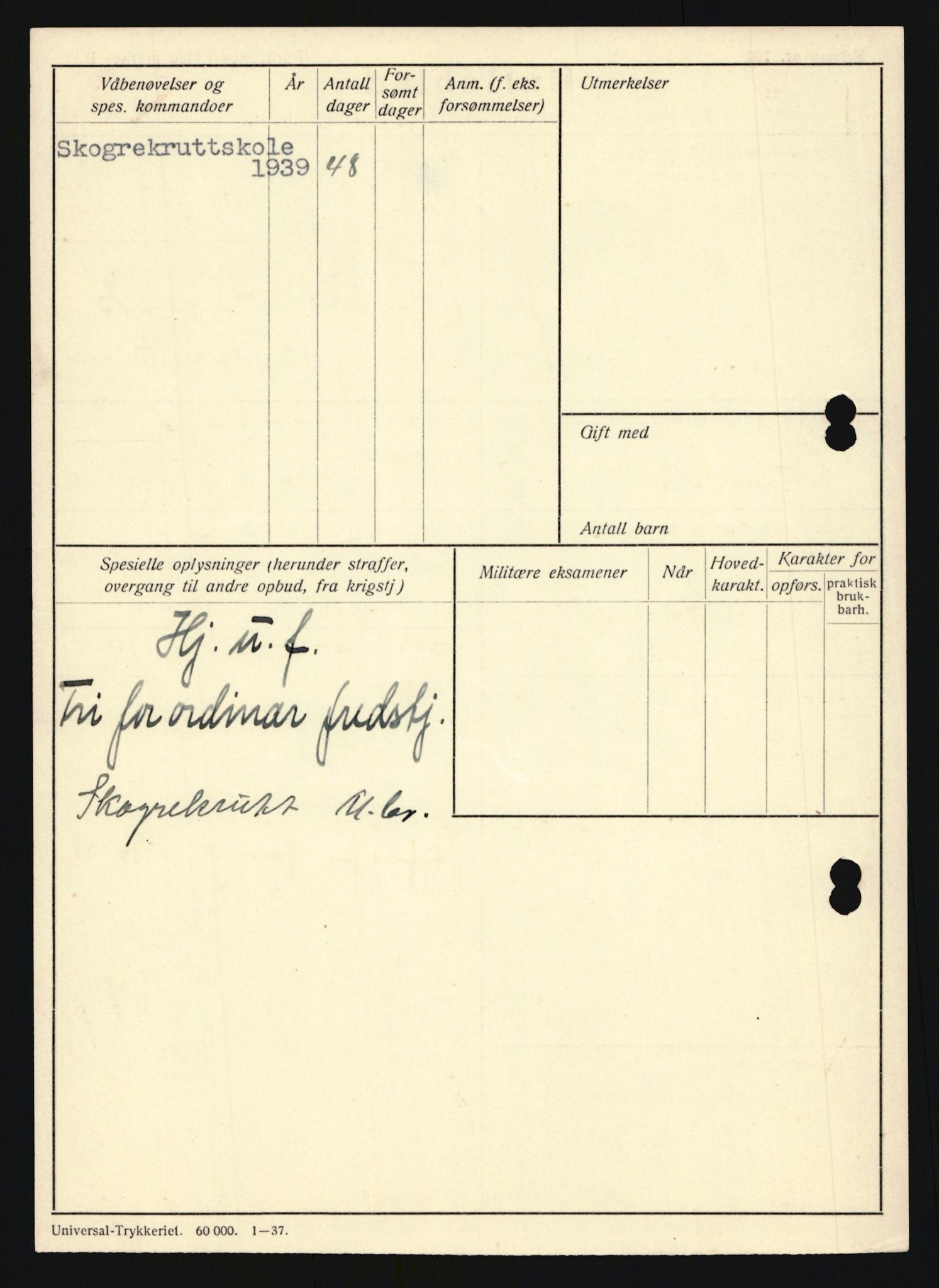 Forsvaret, Troms infanteriregiment nr. 16, AV/RA-RAFA-3146/P/Pa/L0022: Rulleblad for regimentets menige mannskaper, årsklasse 1938, 1938, s. 336