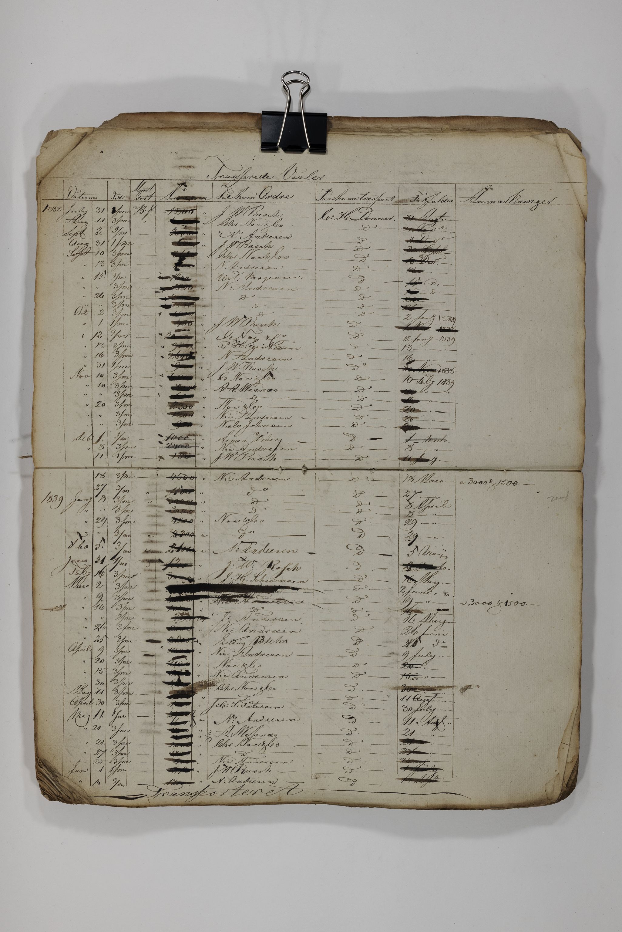 Blehr/ Kjellestad, TEMU/TGM-A-1212/R/Rl/L0011: Transferede veksler, 1836-1857, s. 13