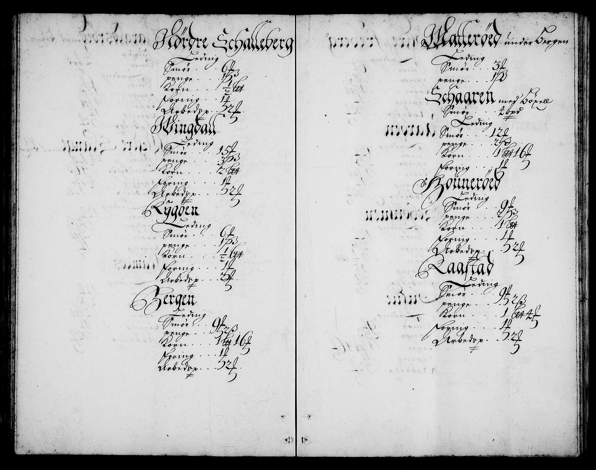 Rentekammeret inntil 1814, Realistisk ordnet avdeling, AV/RA-EA-4070/N/Na/L0003/0007: [XI h]: Tønsbergs amt og Larvik grevskaps jordebøker: / Larvik grevskaps jordebok, 1692