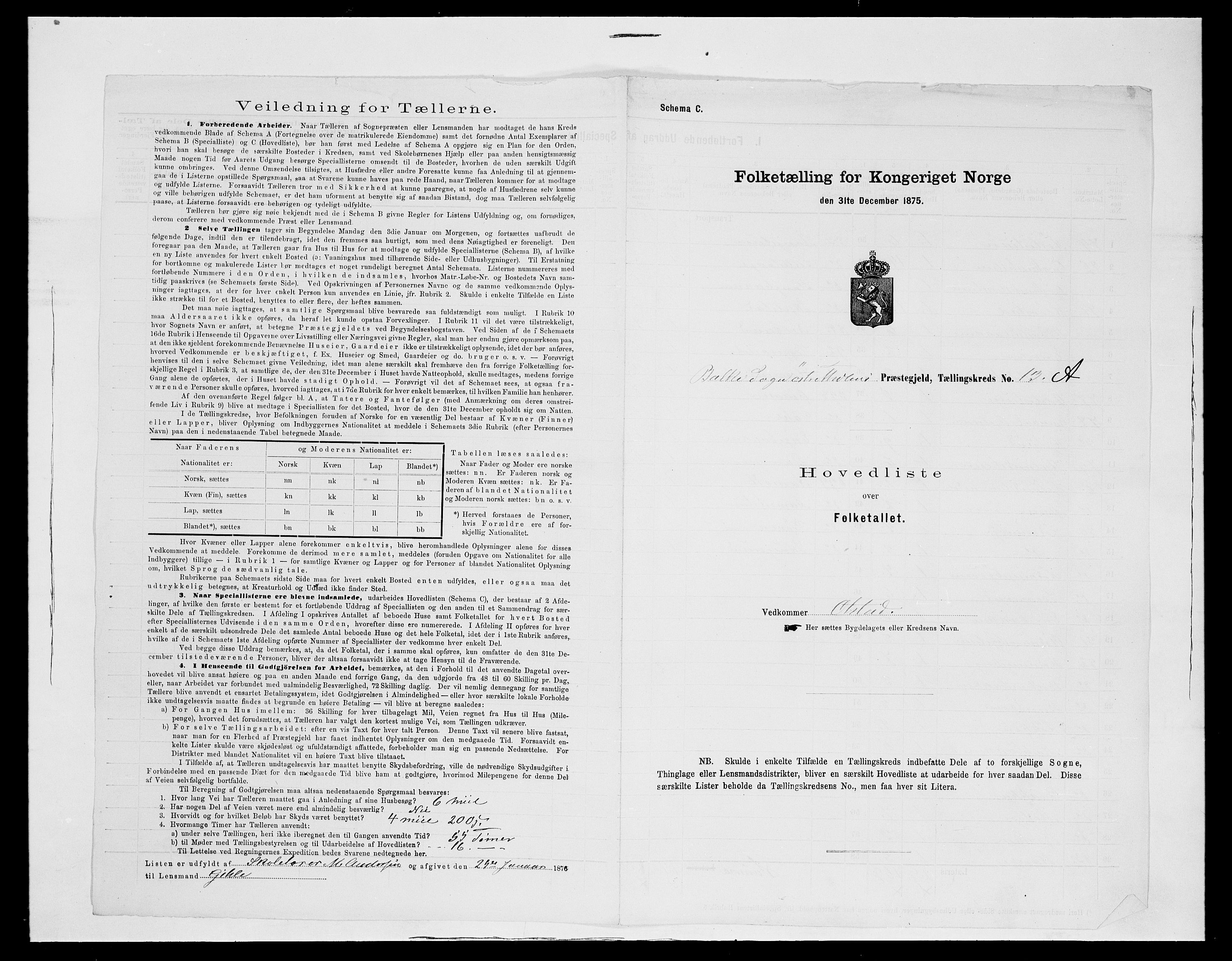 SAH, Folketelling 1875 for 0528P Østre Toten prestegjeld, 1875, s. 68