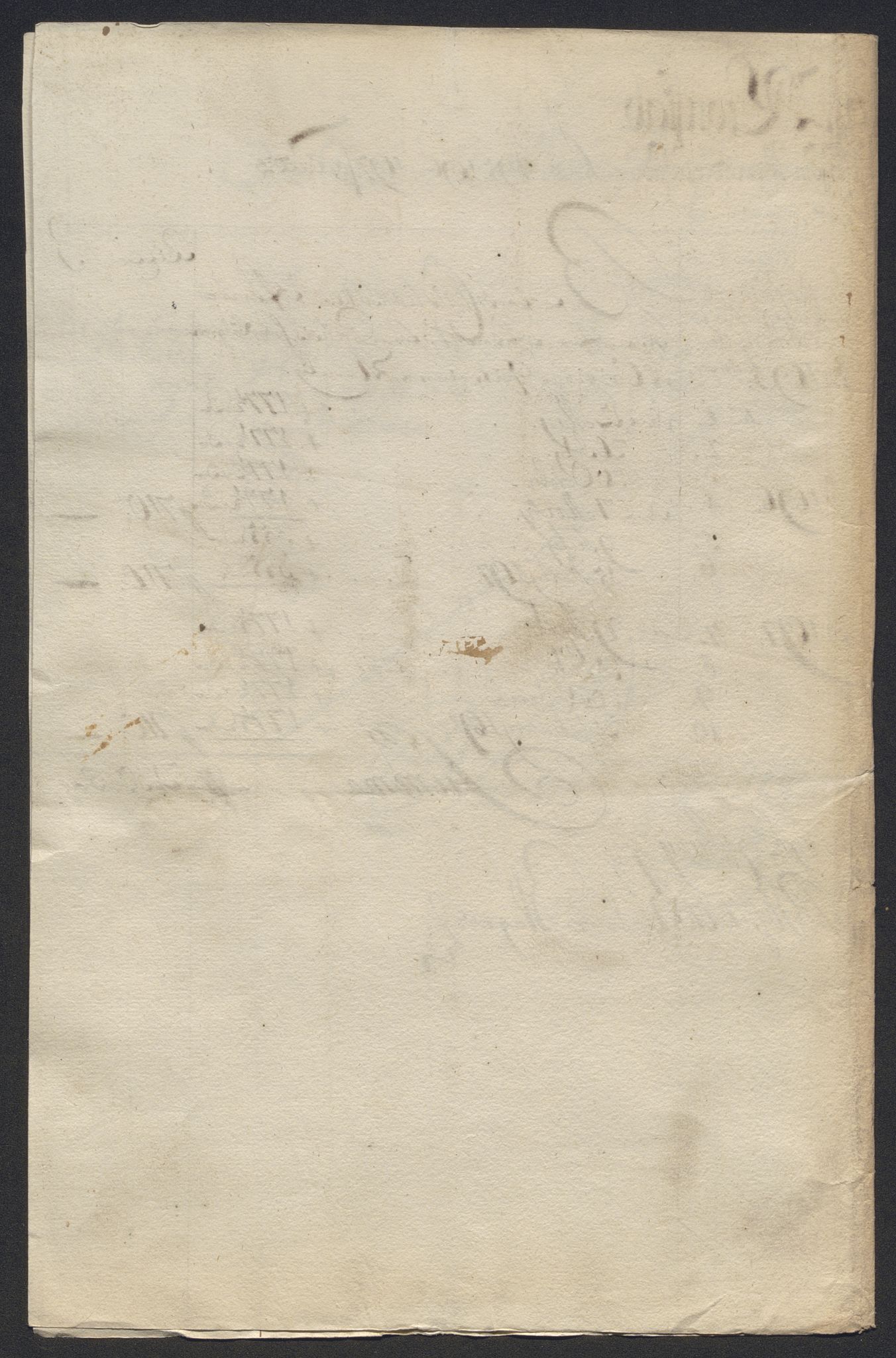 Rentekammeret inntil 1814, Reviderte regnskaper, Byregnskaper, RA/EA-4066/R/Ro/L0333: [O25] Konsumpsjonsregnskap, 1690-1704, s. 123