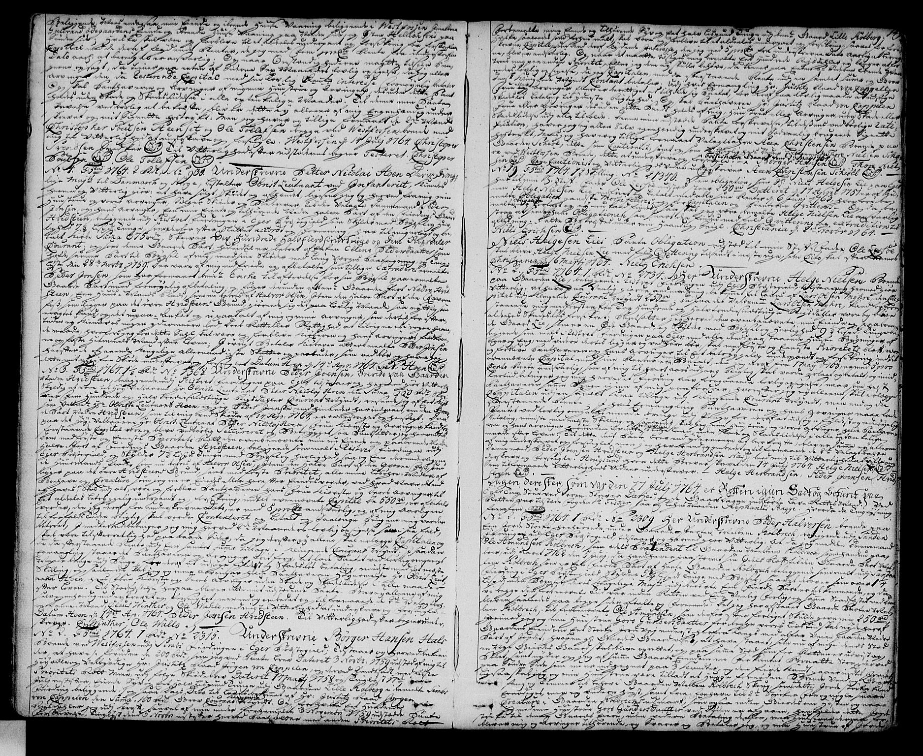 Eiker, Modum og Sigdal sorenskriveri, SAKO/A-123/G/Ga/Gaa/L0003a: Pantebok nr. I 3a, 1760-1765, s. 149