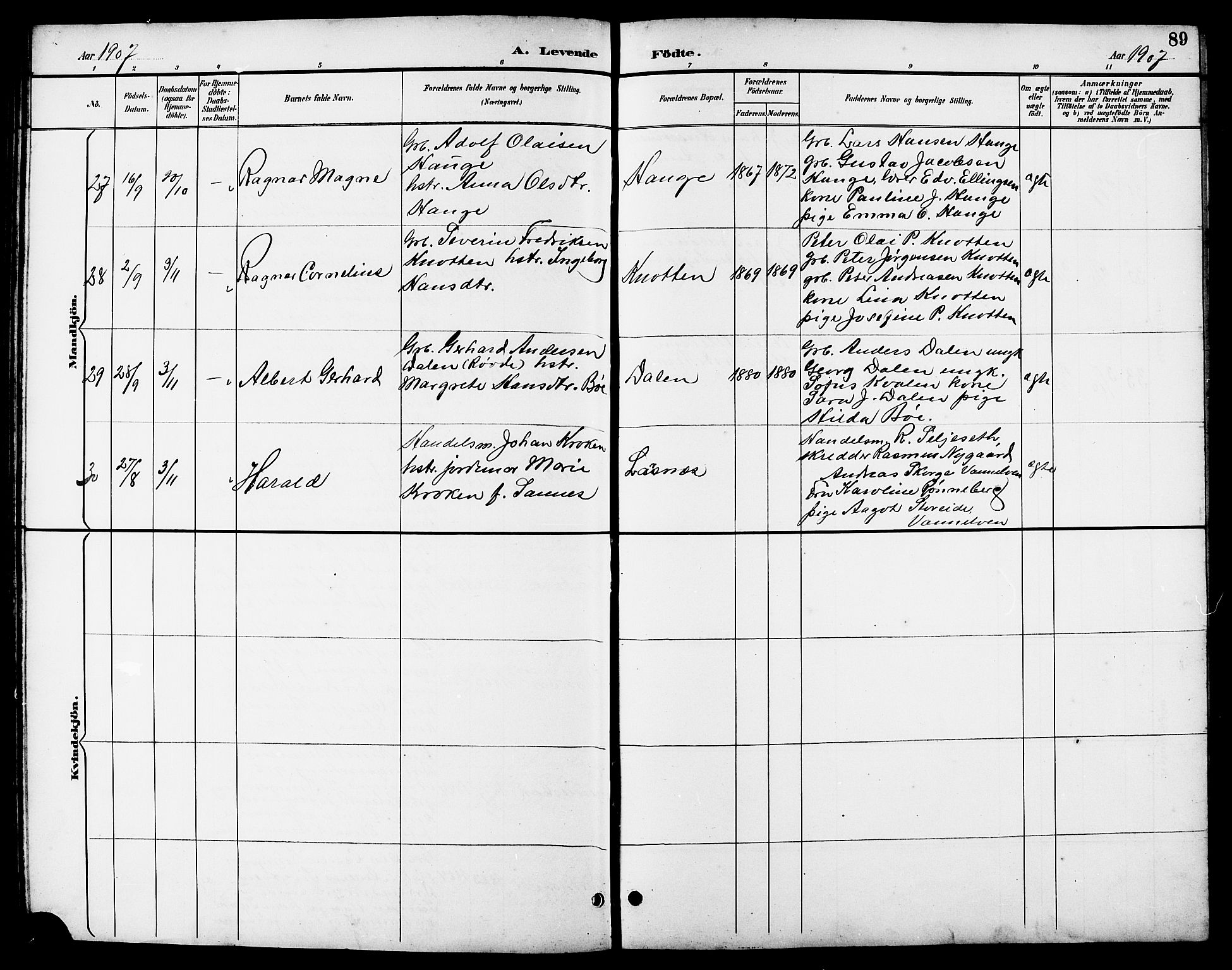 Ministerialprotokoller, klokkerbøker og fødselsregistre - Møre og Romsdal, AV/SAT-A-1454/503/L0049: Klokkerbok nr. 503C04, 1894-1915, s. 89