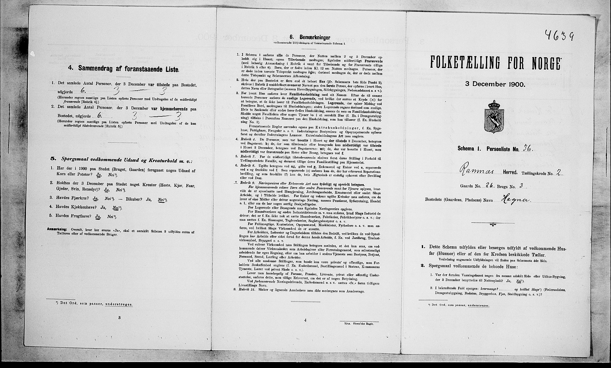RA, Folketelling 1900 for 0718 Ramnes herred, 1900, s. 298
