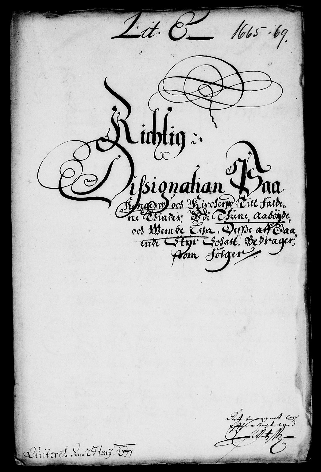 Rentekammeret inntil 1814, Reviderte regnskaper, Lensregnskaper, AV/RA-EA-5023/R/Rb/Rbc/L0014: Tune, Åbygge og Veme len, 1665-1669