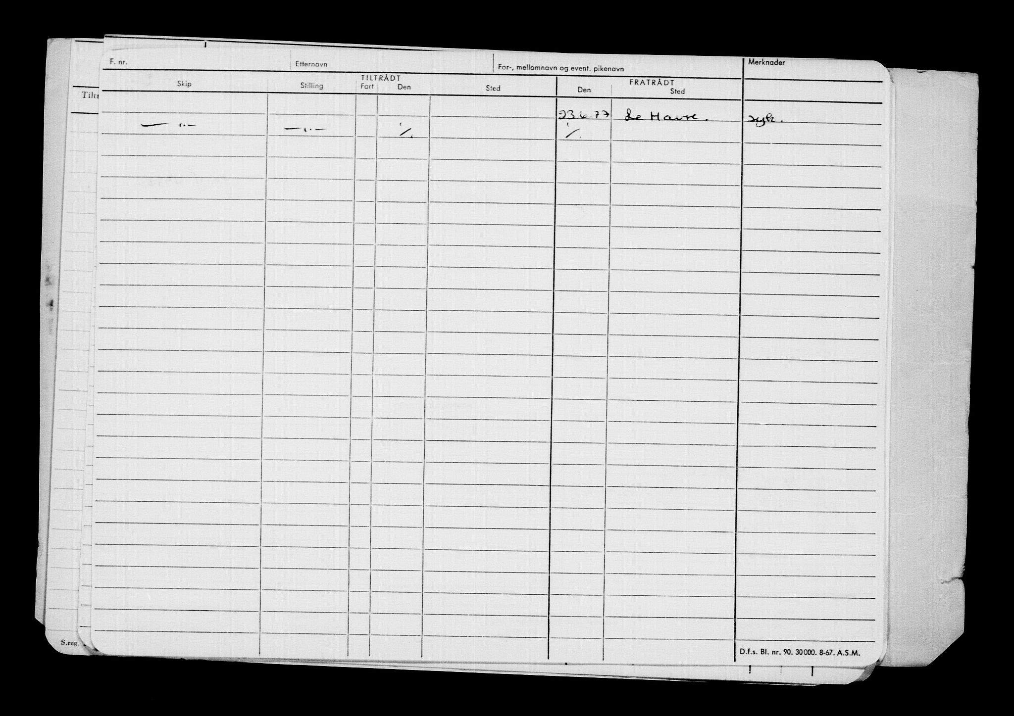 Direktoratet for sjømenn, AV/RA-S-3545/G/Gb/L0173: Hovedkort, 1919, s. 201