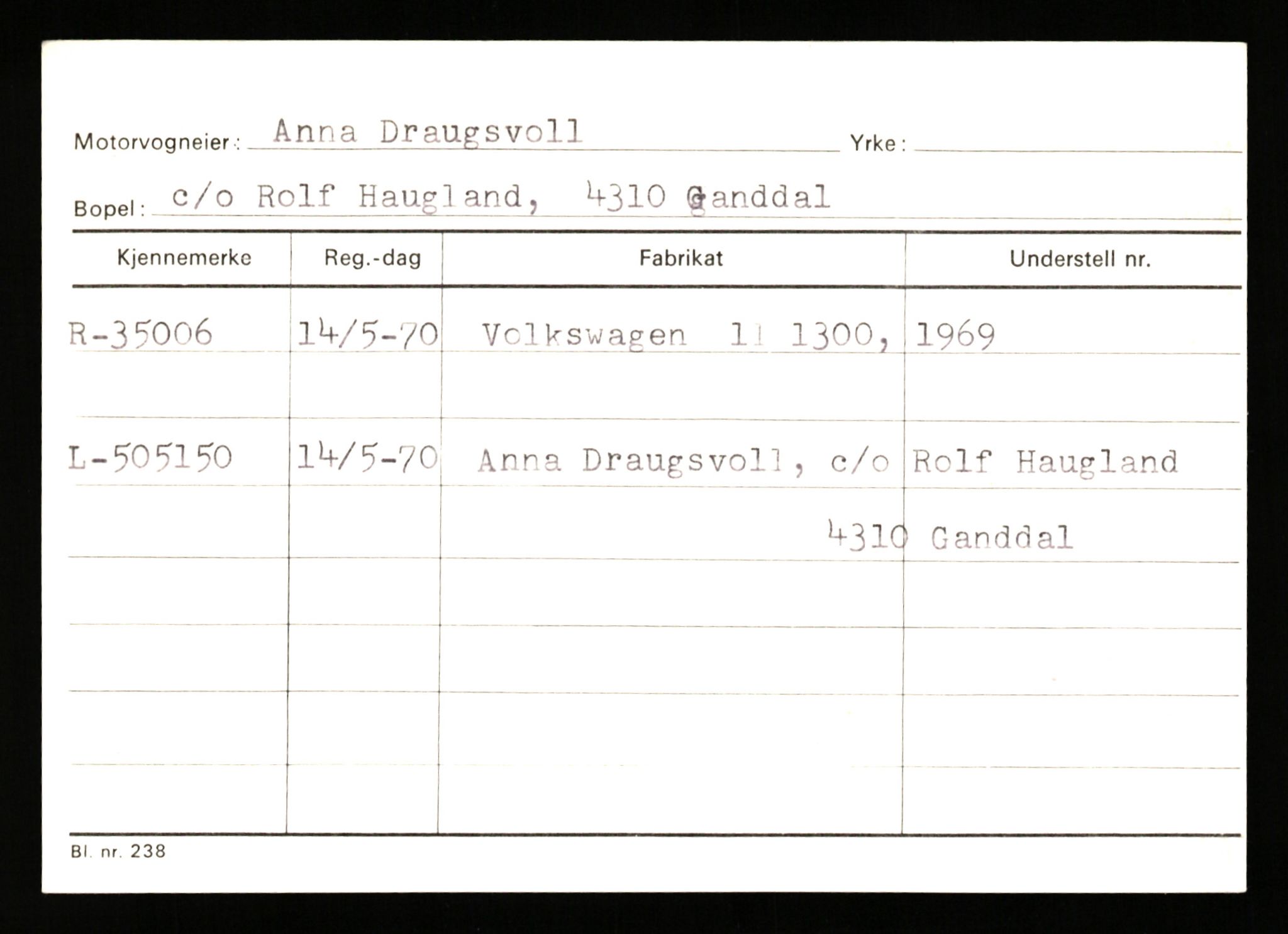 Stavanger trafikkstasjon, SAST/A-101942/0/G/L0006: Registreringsnummer: 34250 - 49007, 1930-1971, s. 223
