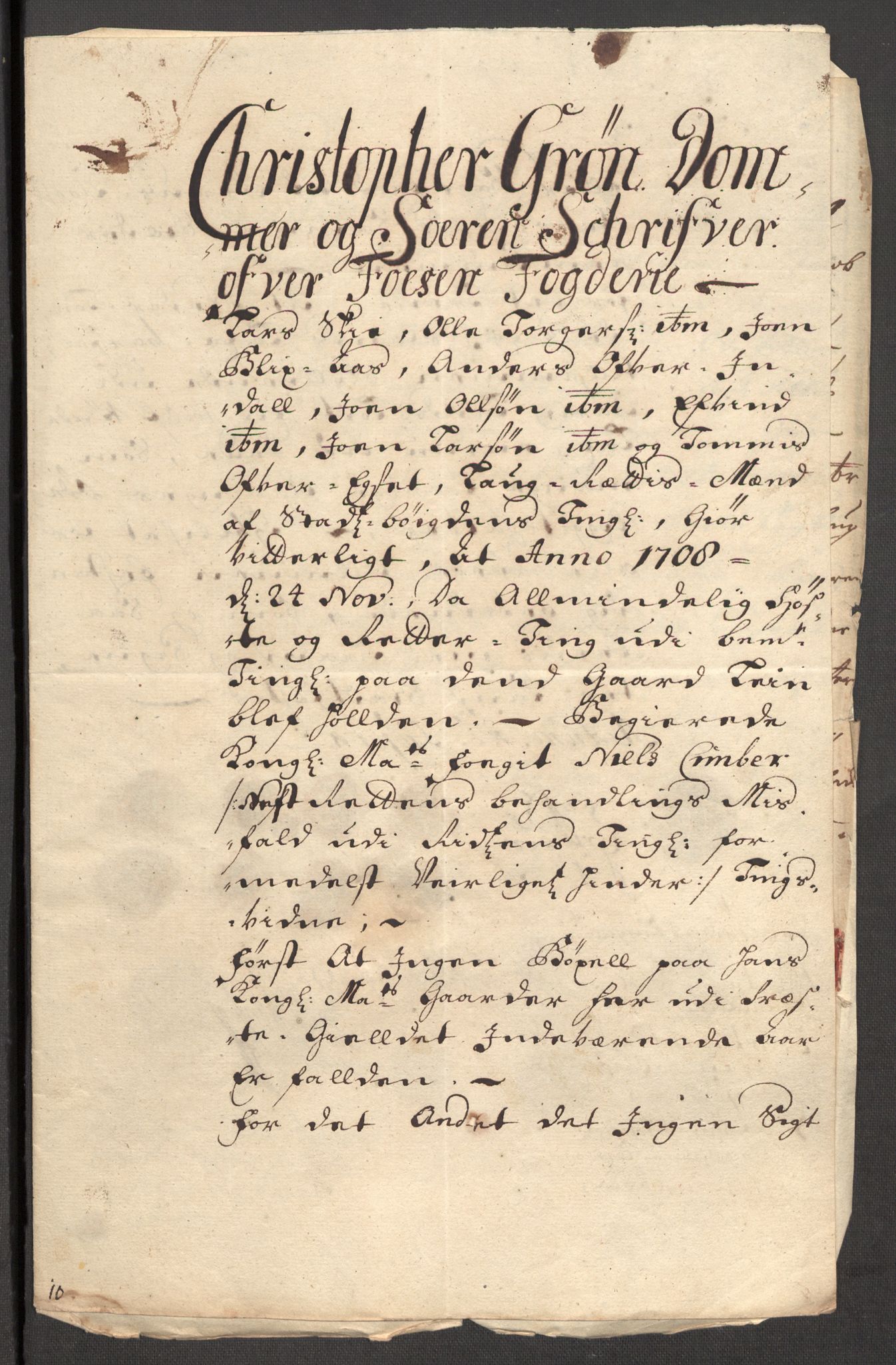 Rentekammeret inntil 1814, Reviderte regnskaper, Fogderegnskap, RA/EA-4092/R57/L3858: Fogderegnskap Fosen, 1708-1709, s. 118