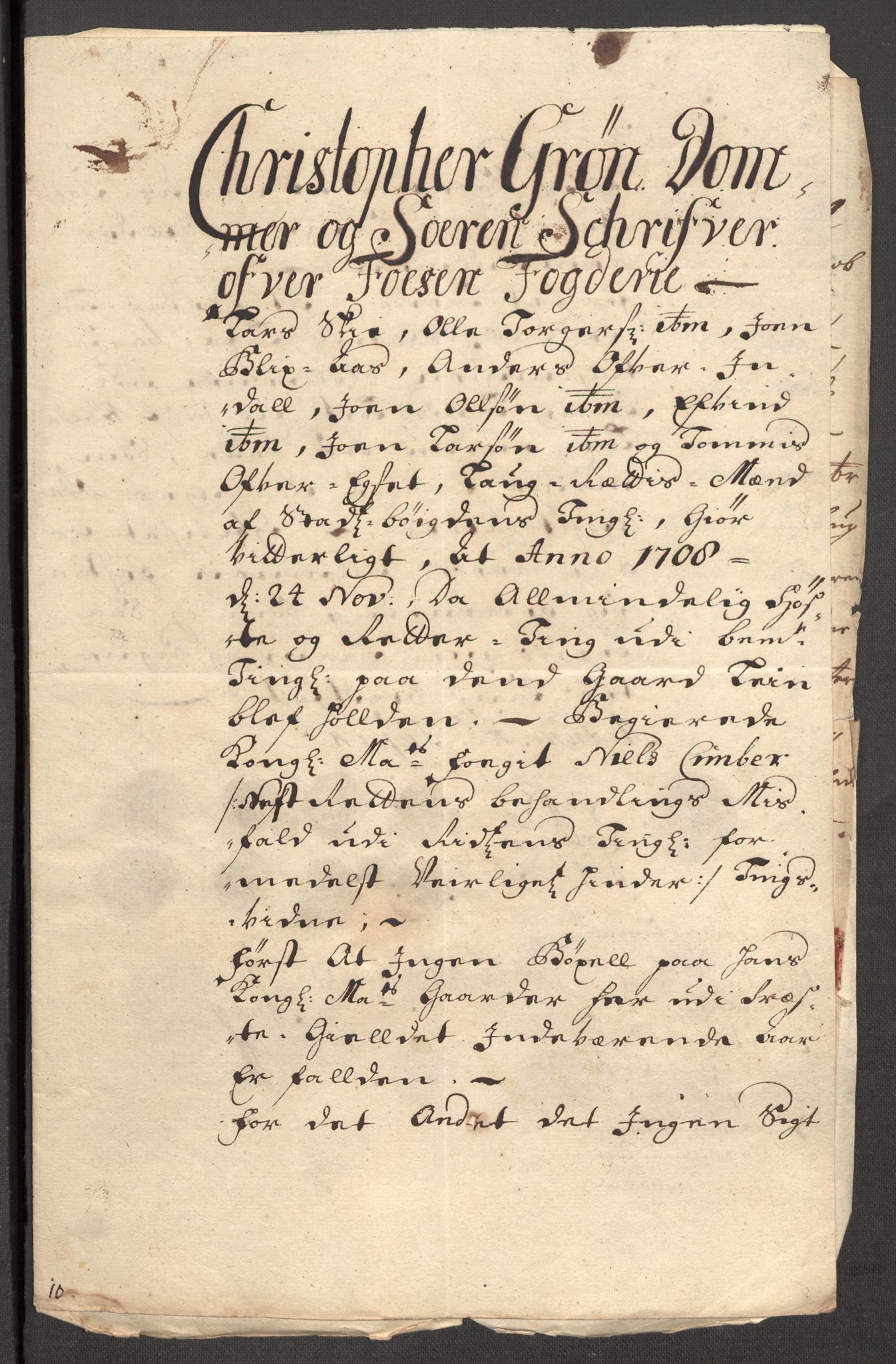 Rentekammeret inntil 1814, Reviderte regnskaper, Fogderegnskap, AV/RA-EA-4092/R57/L3858: Fogderegnskap Fosen, 1708-1709, s. 118