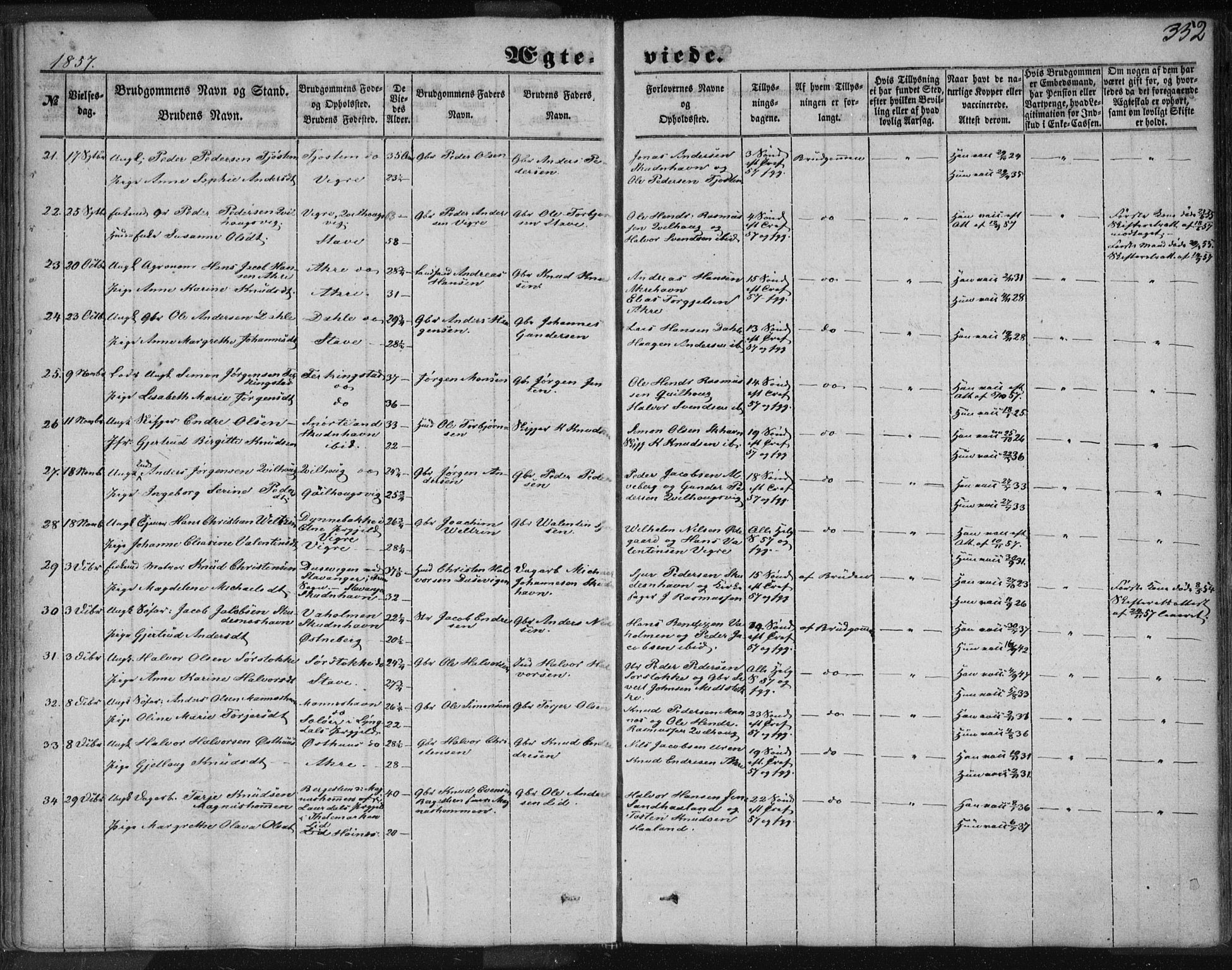 Skudenes sokneprestkontor, AV/SAST-A -101849/H/Ha/Haa/L0005: Ministerialbok nr. A 3.2, 1847-1863, s. 352