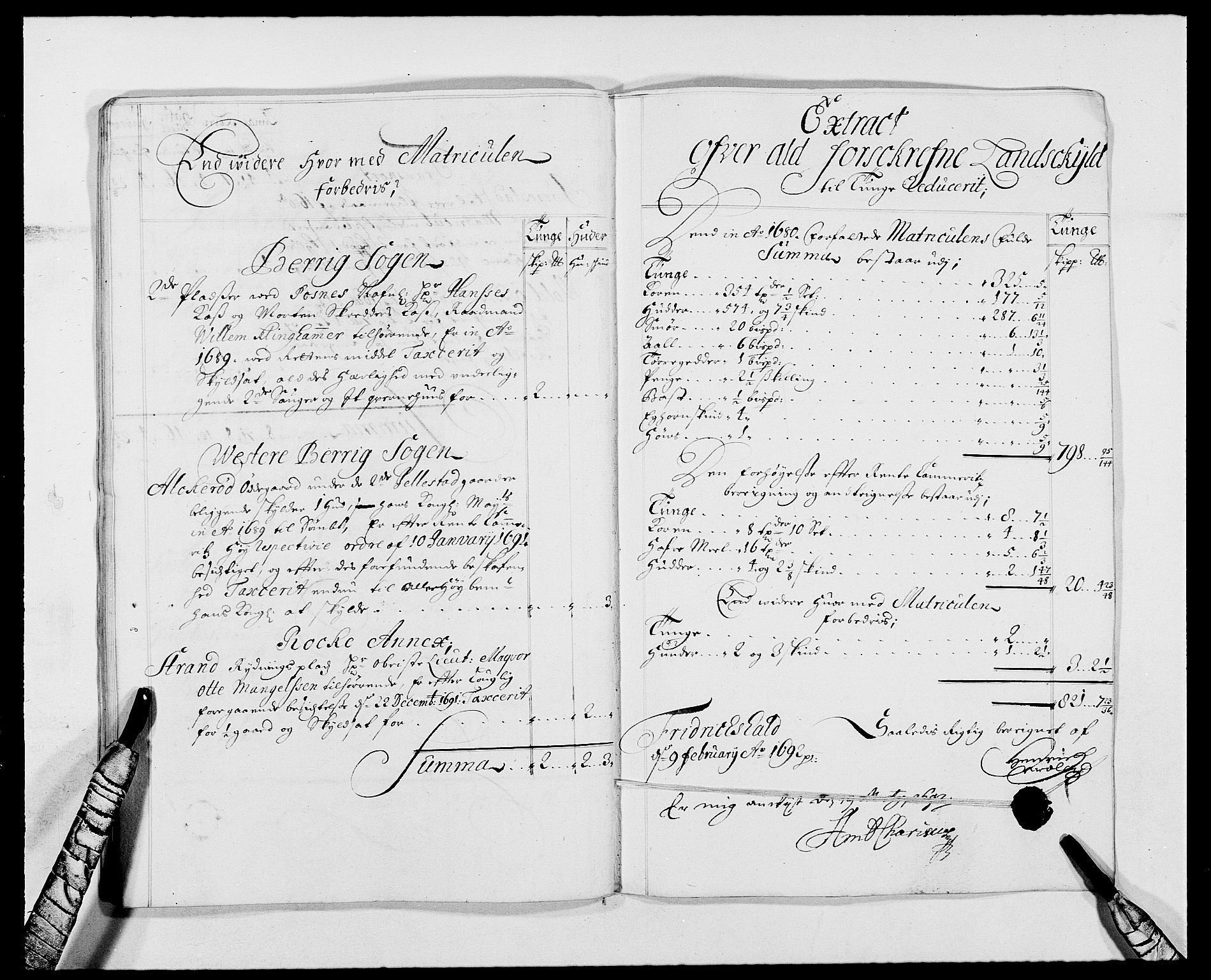 Rentekammeret inntil 1814, Reviderte regnskaper, Fogderegnskap, RA/EA-4092/R01/L0010: Fogderegnskap Idd og Marker, 1690-1691, s. 362