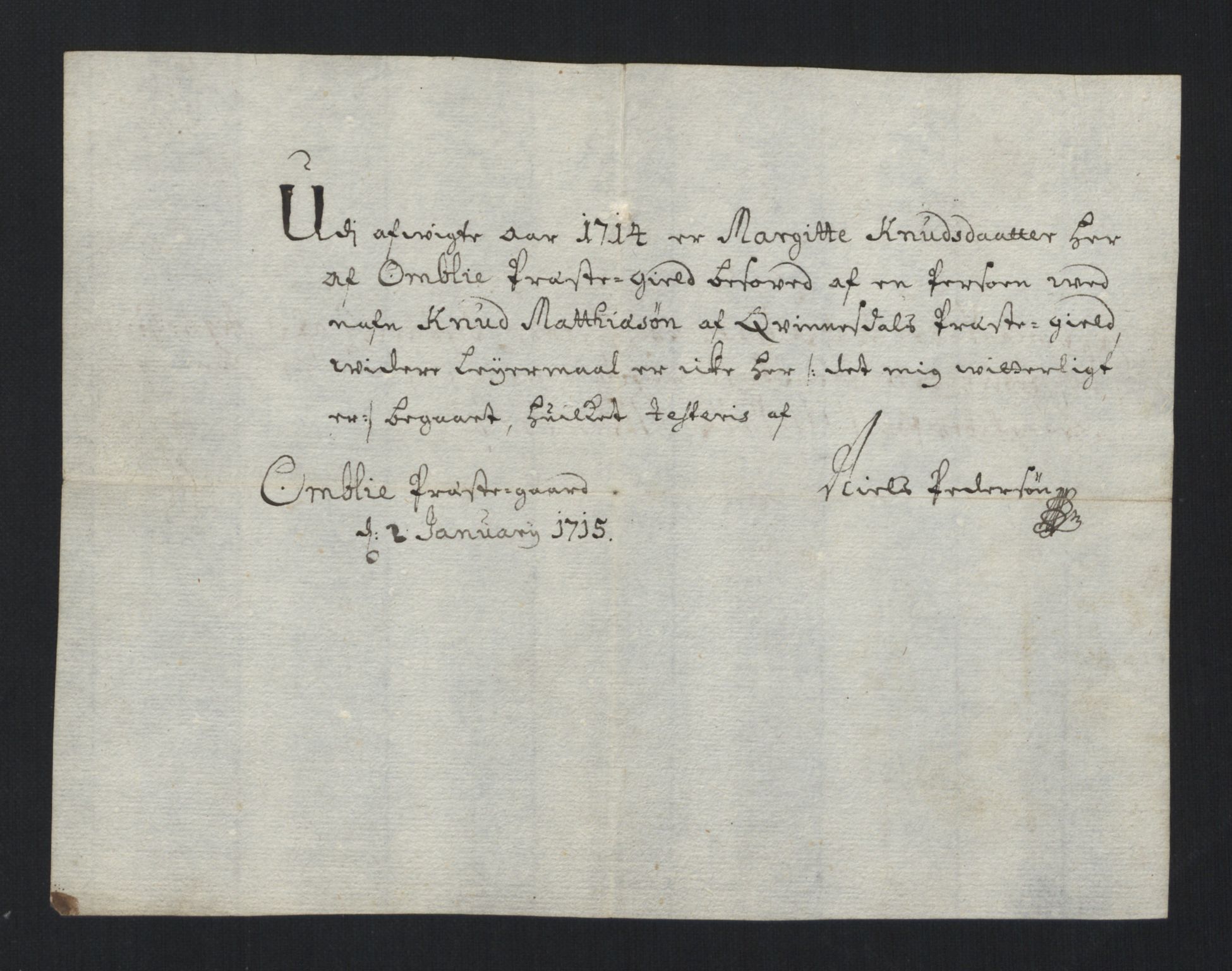 Rentekammeret inntil 1814, Reviderte regnskaper, Fogderegnskap, AV/RA-EA-4092/R40/L2451: Fogderegnskap Råbyggelag, 1714-1715, s. 220