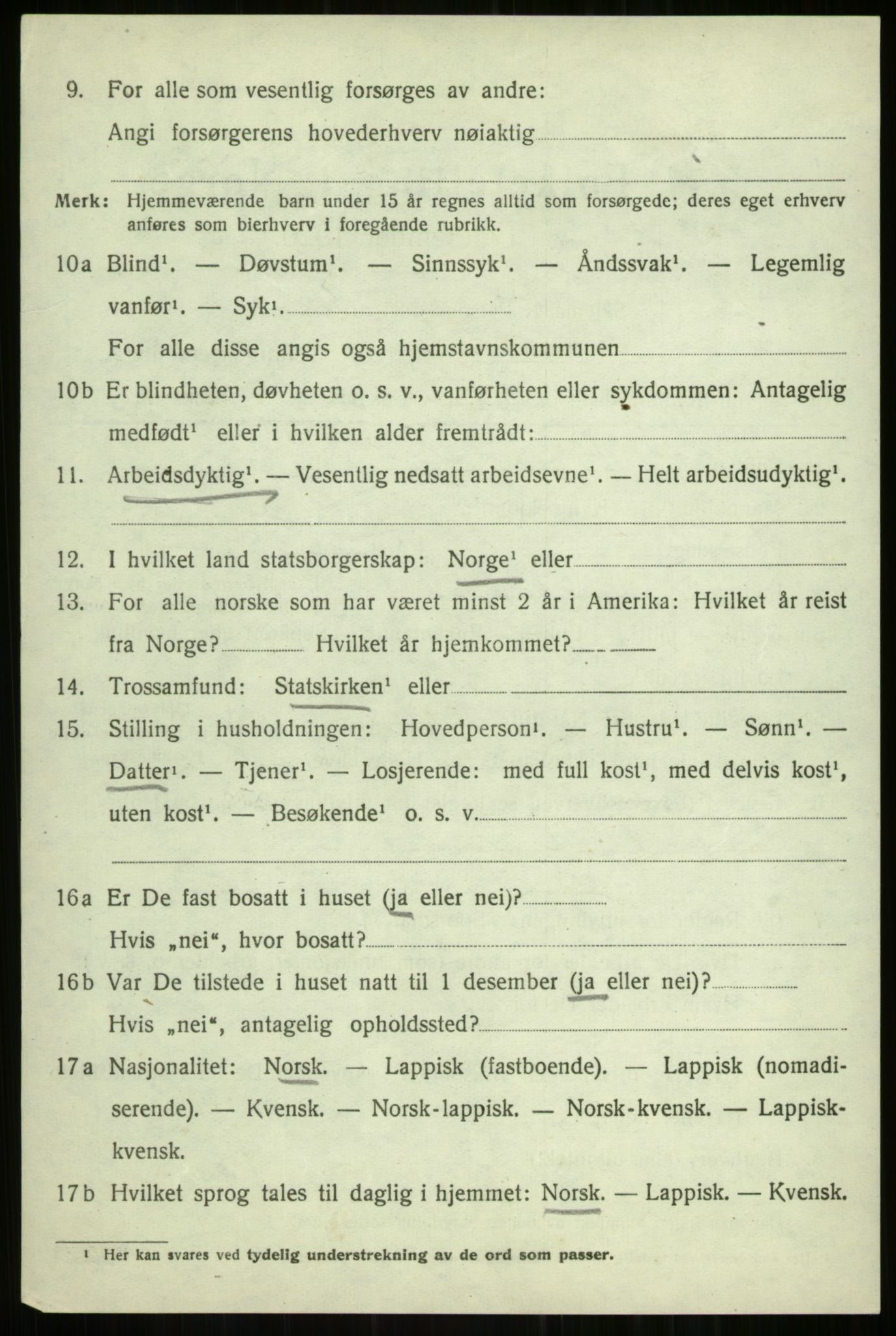 SATØ, Folketelling 1920 for 1933 Balsfjord herred, 1920, s. 4461