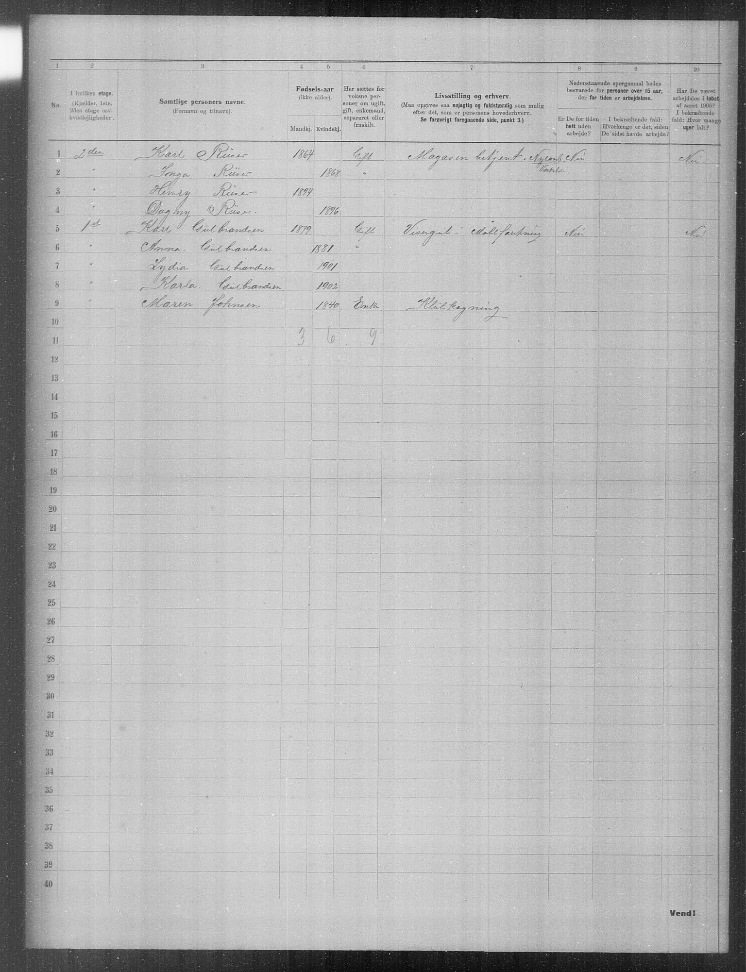 OBA, Kommunal folketelling 31.12.1903 for Kristiania kjøpstad, 1903, s. 20379