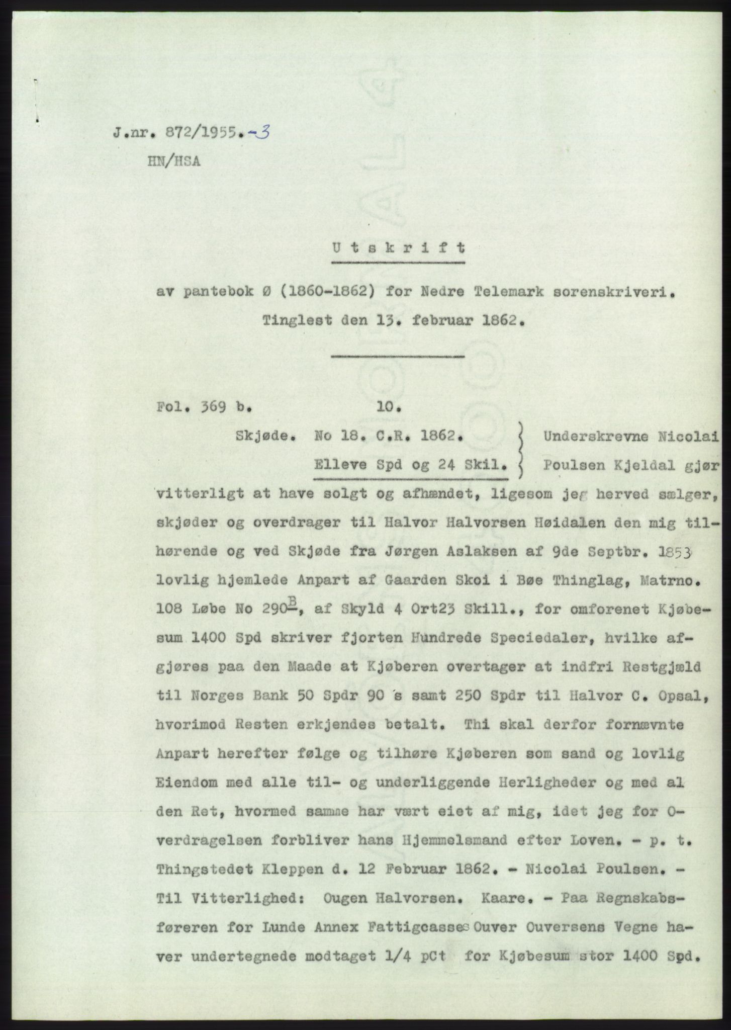 Statsarkivet i Kongsberg, SAKO/A-0001, 1955, s. 67
