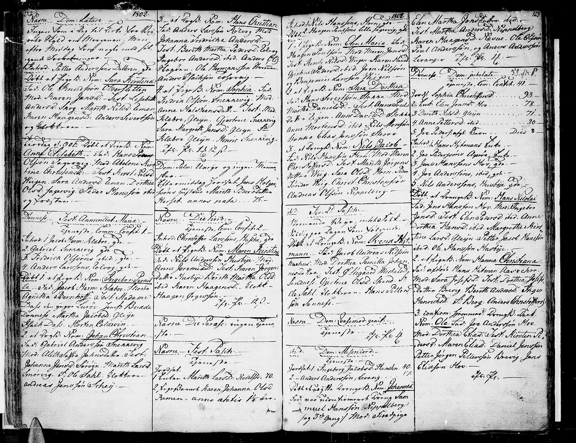 Ministerialprotokoller, klokkerbøker og fødselsregistre - Nordland, AV/SAT-A-1459/838/L0545: Ministerialbok nr. 838A04, 1791-1820, s. 122-123
