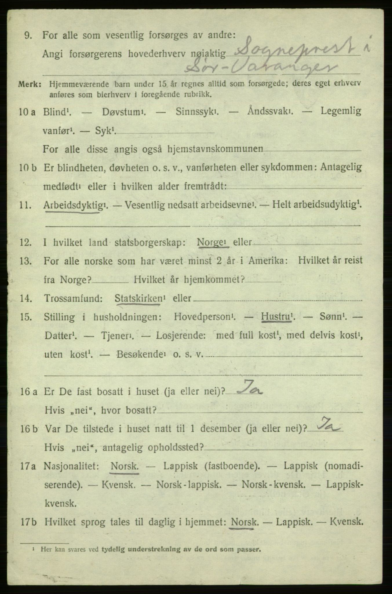 SATØ, Folketelling 1920 for 2030 Sør-Varanger herred, 1920, s. 7095