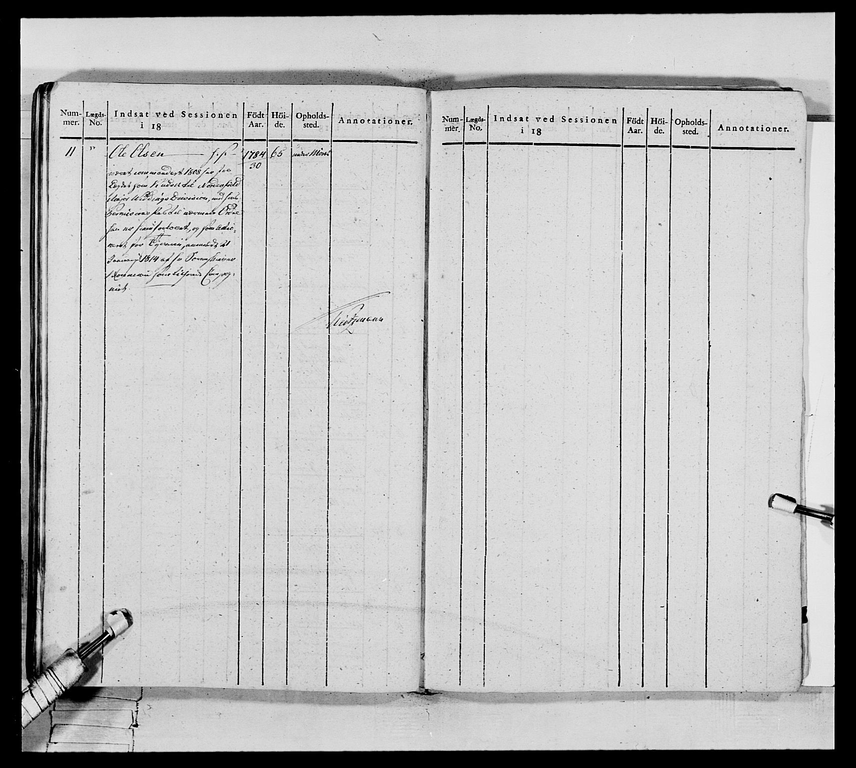 Generalitets- og kommissariatskollegiet, Det kongelige norske kommissariatskollegium, RA/EA-5420/E/Eh/L0117: Telemarkske nasjonale infanteriregiment, 1812-1814, s. 494