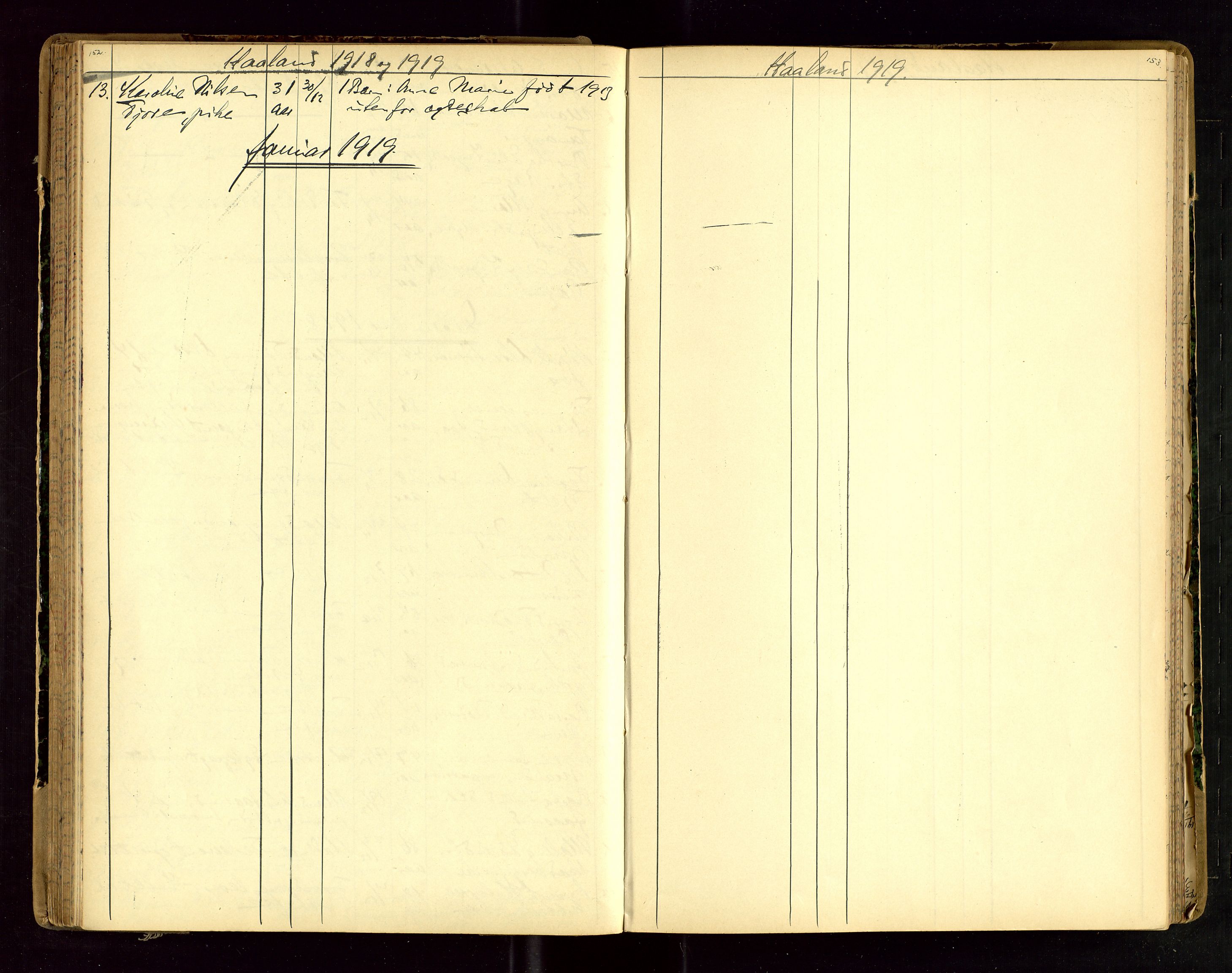 Jæren sorenskriveri, AV/SAST-A-100310/01/5/52/52B/L0003: DØDSFALLPROTOKOLL, 1910-1916, s. 152-153