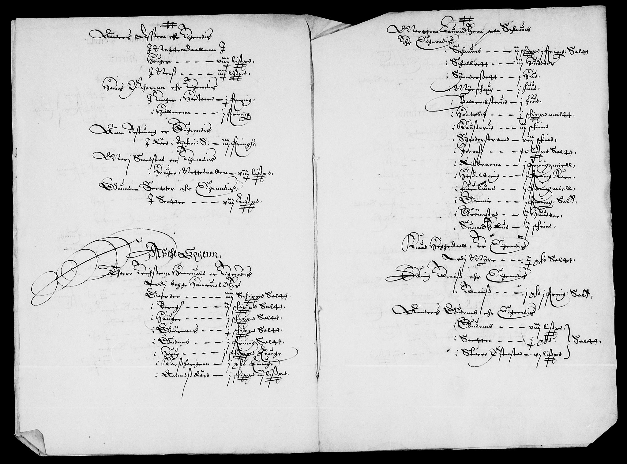 Rentekammeret inntil 1814, Reviderte regnskaper, Lensregnskaper, RA/EA-5023/R/Rb/Rba/L0176: Akershus len, 1643-1644