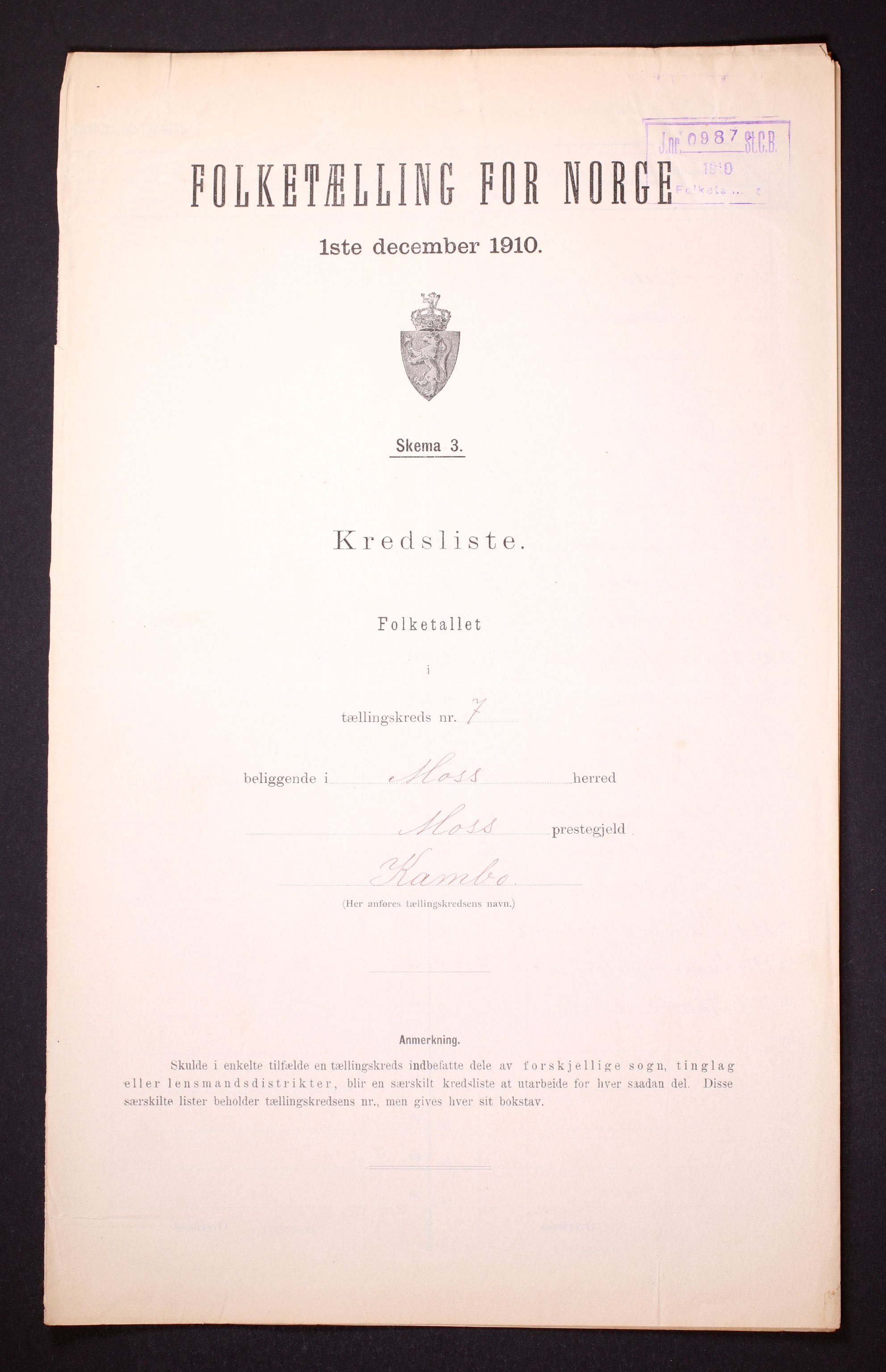 RA, Folketelling 1910 for 0194 Moss herred, 1910, s. 22