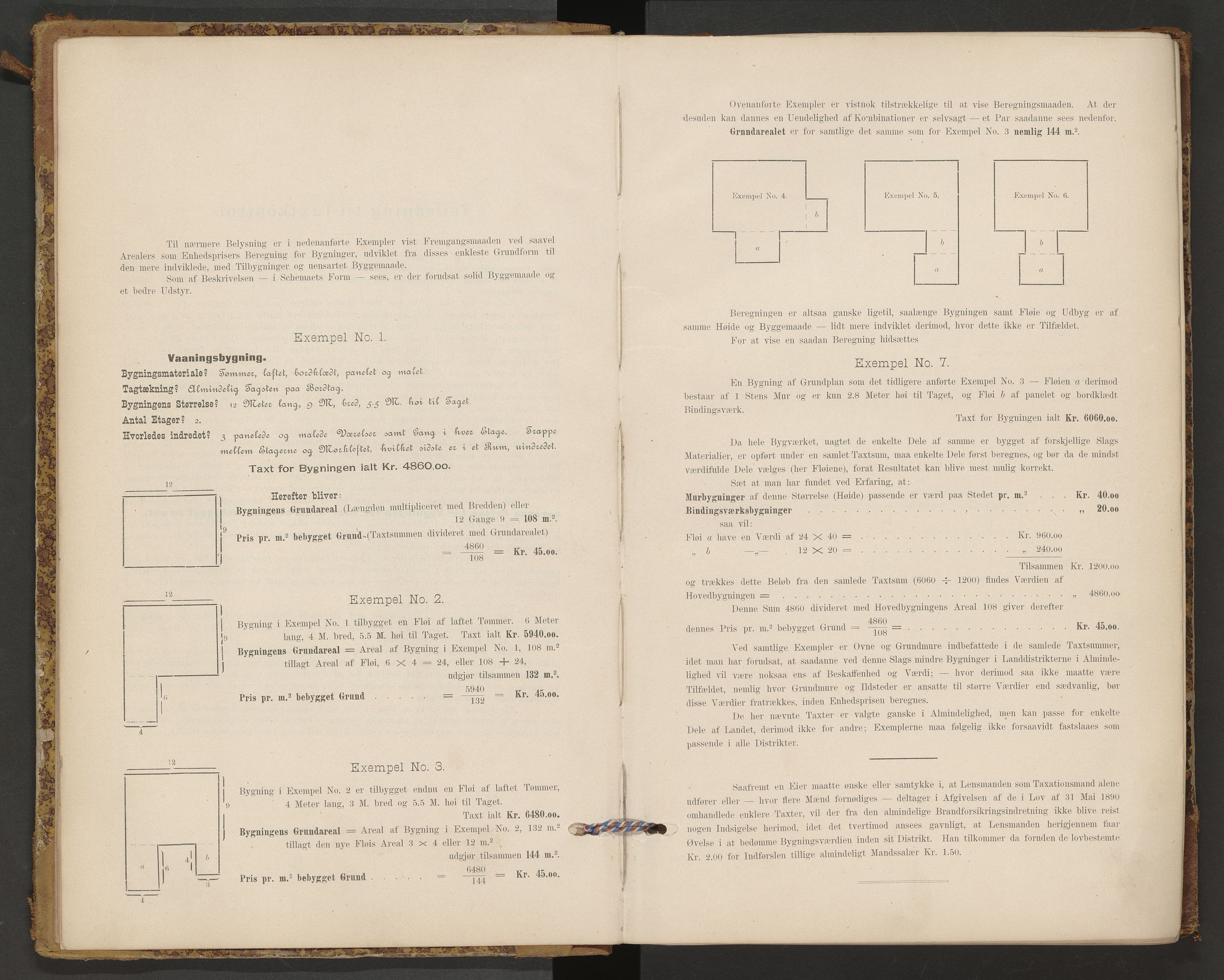 Norges Brannkasse Romsdal, AV/SAT-A-5499/Fb/L0001: Branntakstprotokoll, 1895-1915