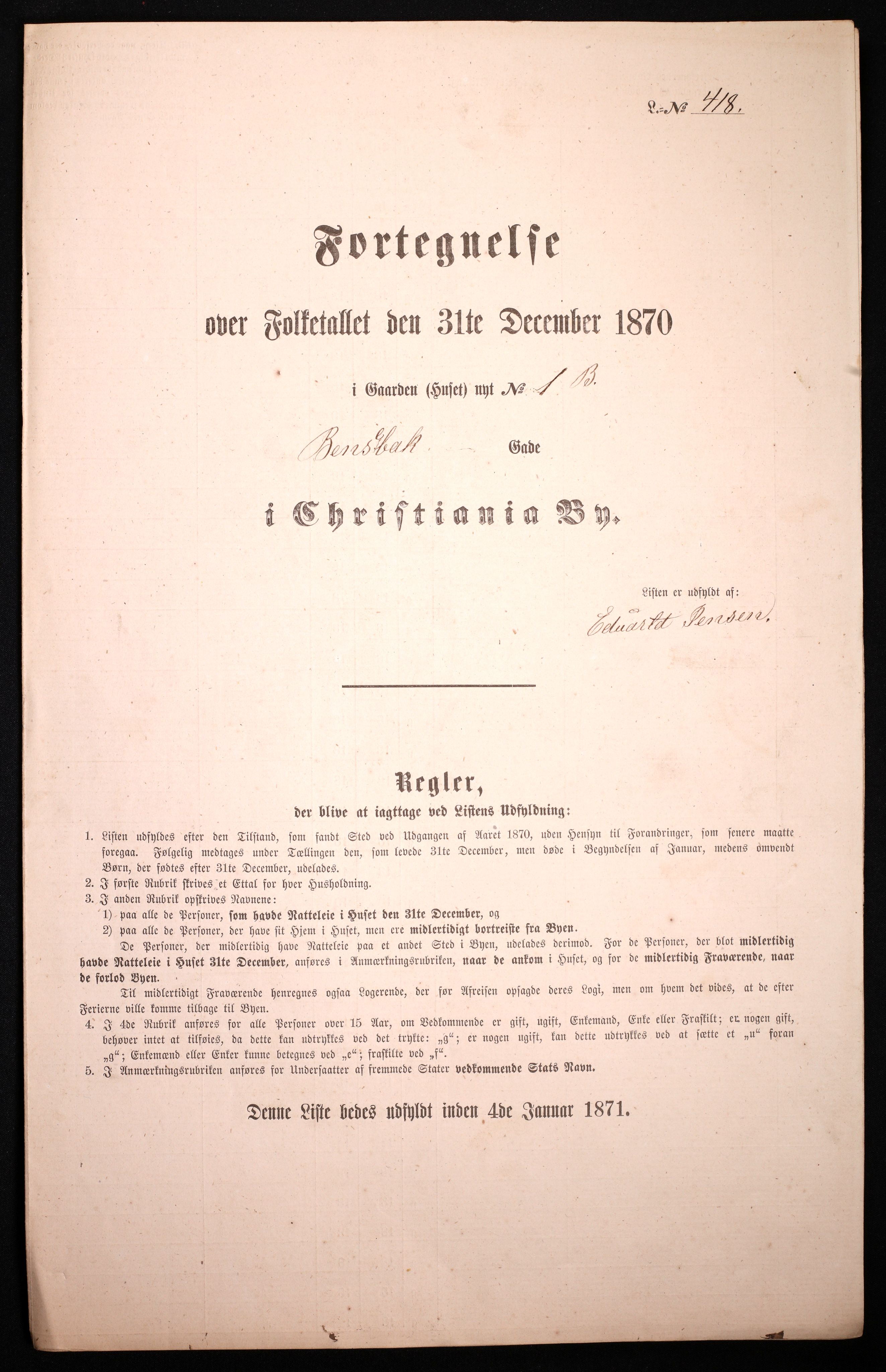 RA, Folketelling 1870 for 0301 Kristiania kjøpstad, 1870, s. 368