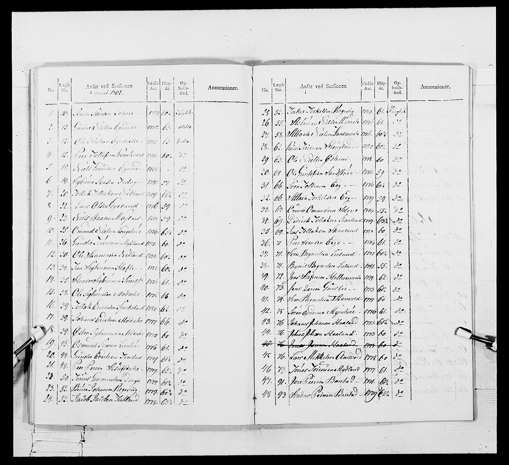 Generalitets- og kommissariatskollegiet, Det kongelige norske kommissariatskollegium, AV/RA-EA-5420/E/Eh/L0111: Vesterlenske nasjonale infanteriregiment, 1810, s. 484