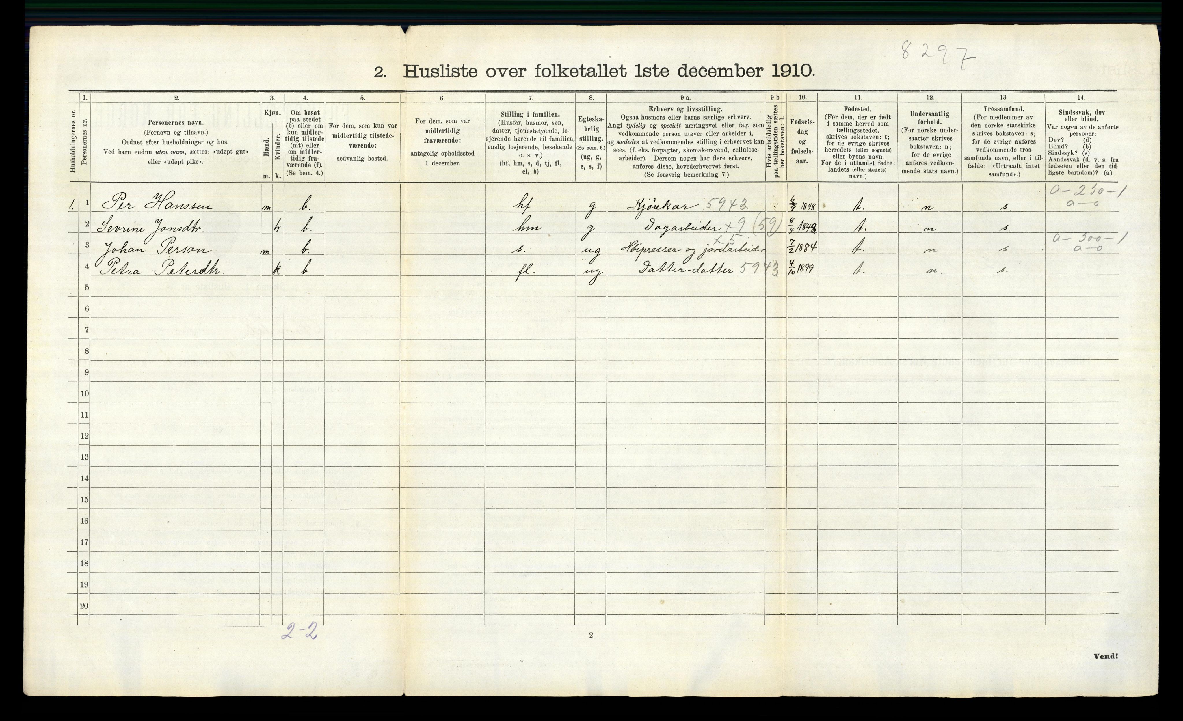 RA, Folketelling 1910 for 0416 Romedal herred, 1910, s. 60