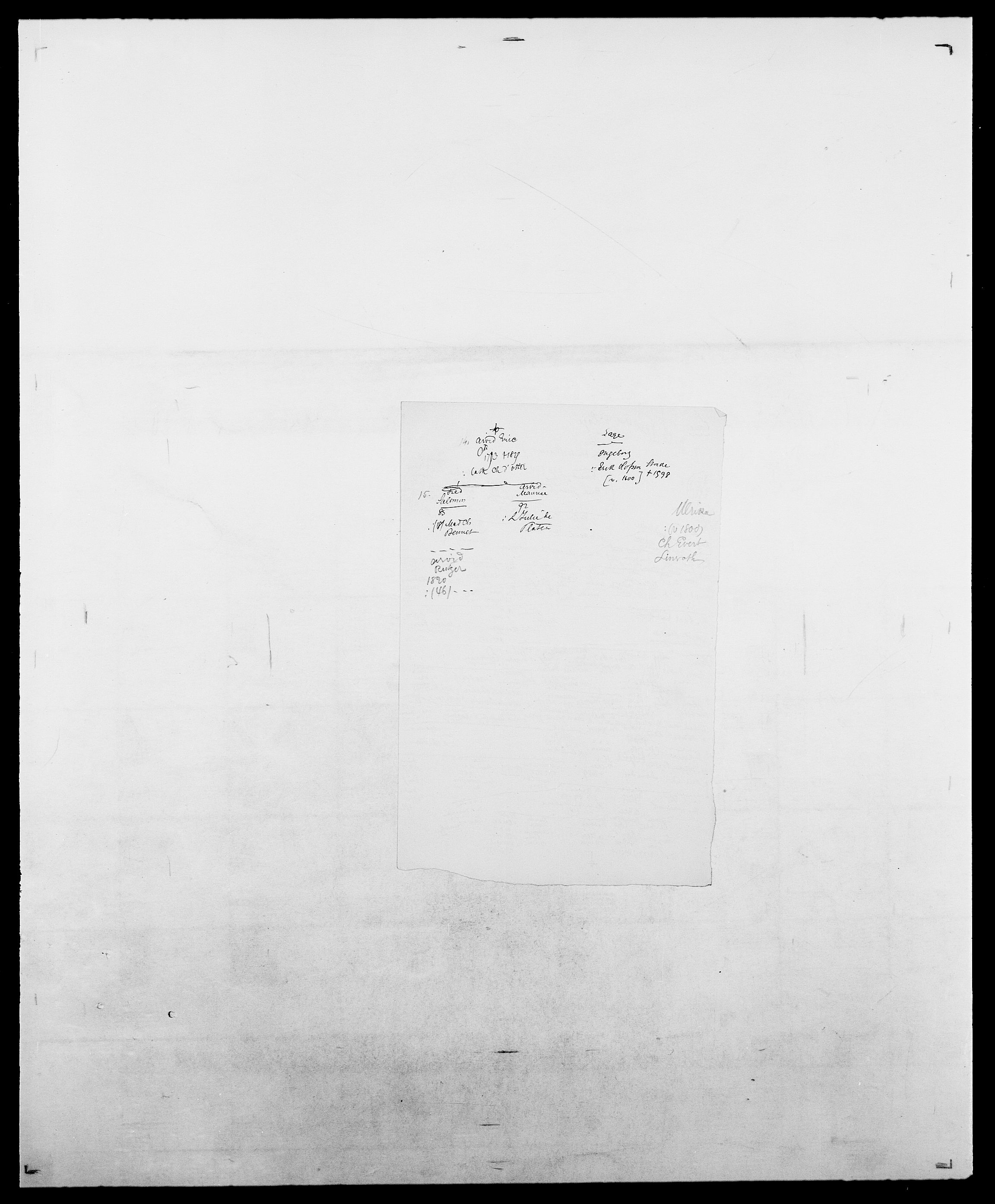 Delgobe, Charles Antoine - samling, AV/SAO-PAO-0038/D/Da/L0031: de Place - Raaum, s. 242