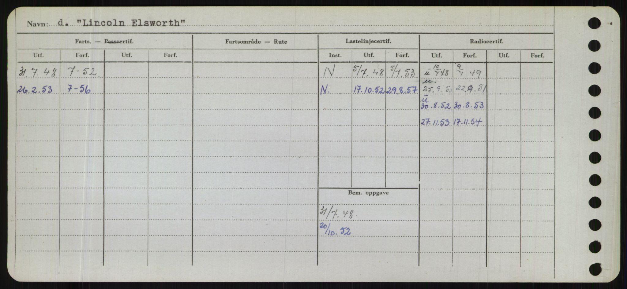 Sjøfartsdirektoratet med forløpere, Skipsmålingen, RA/S-1627/H/Hb/L0003: Fartøy, I-N, s. 250