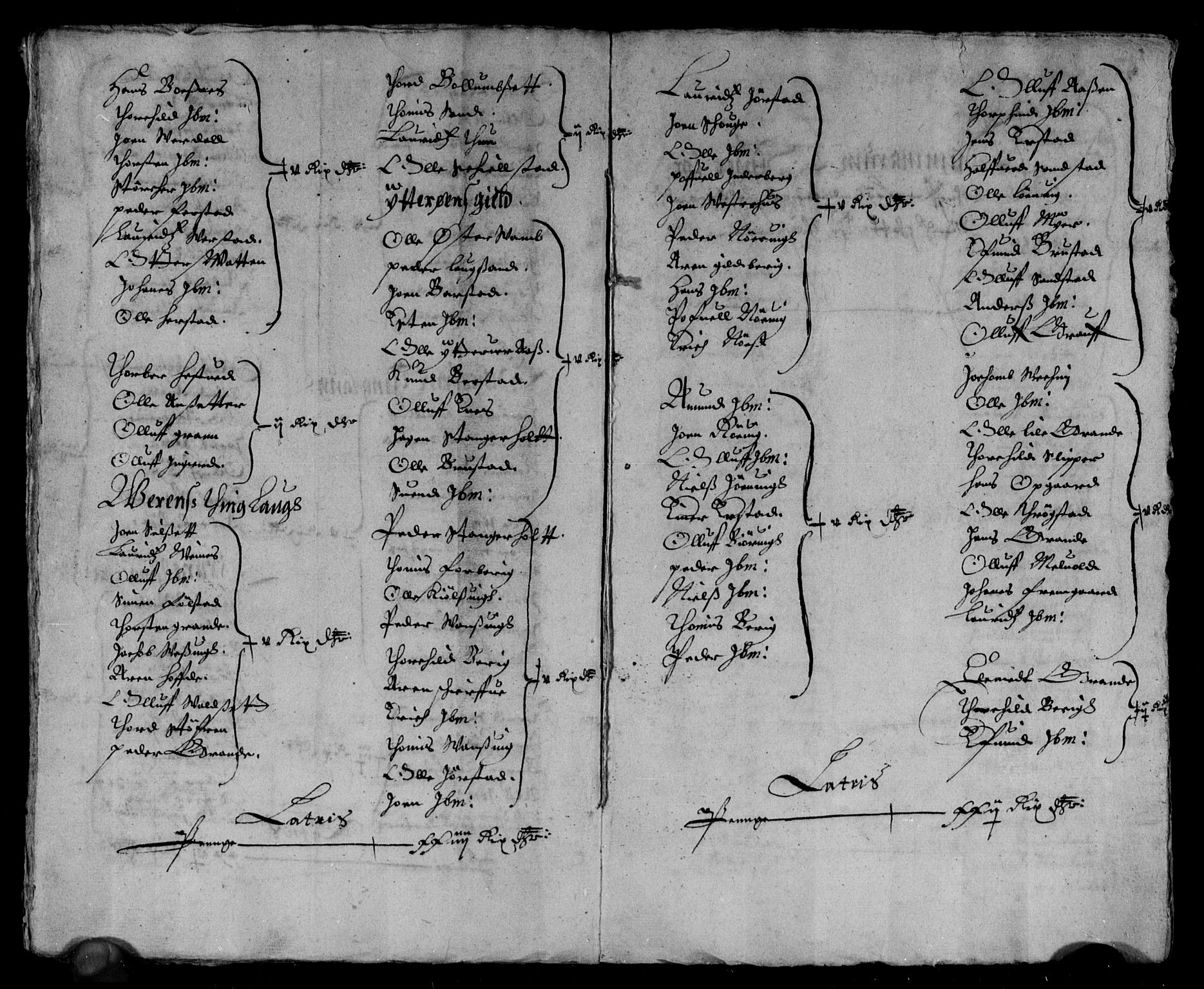 Rentekammeret inntil 1814, Reviderte regnskaper, Lensregnskaper, AV/RA-EA-5023/R/Rb/Rbw/L0076: Trondheim len, 1642-1643