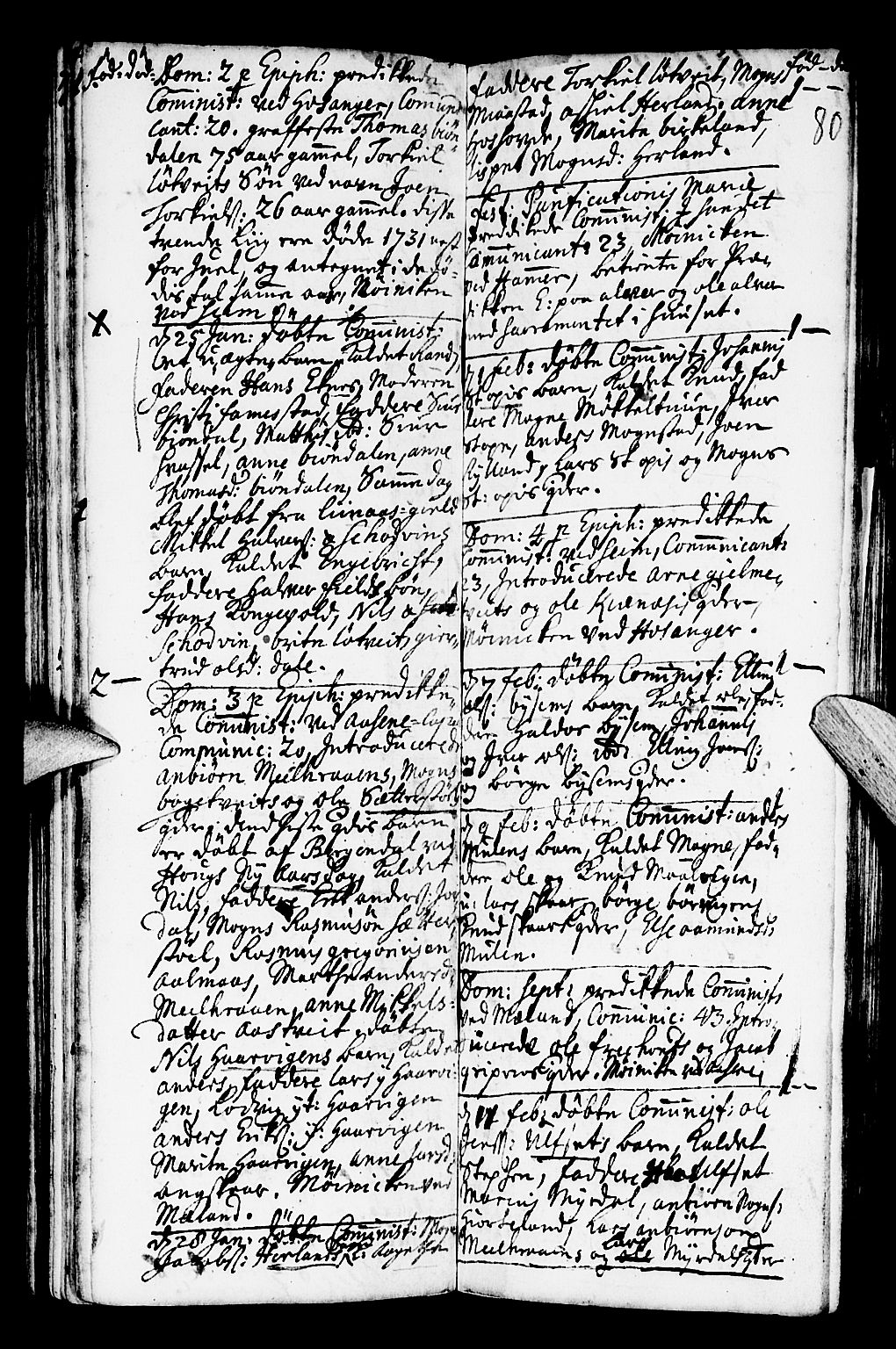 Hamre sokneprestembete, AV/SAB-A-75501/H/Ha/Haa/Haaa/L0004: Ministerialbok nr. A 4, 1727-1733, s. 80