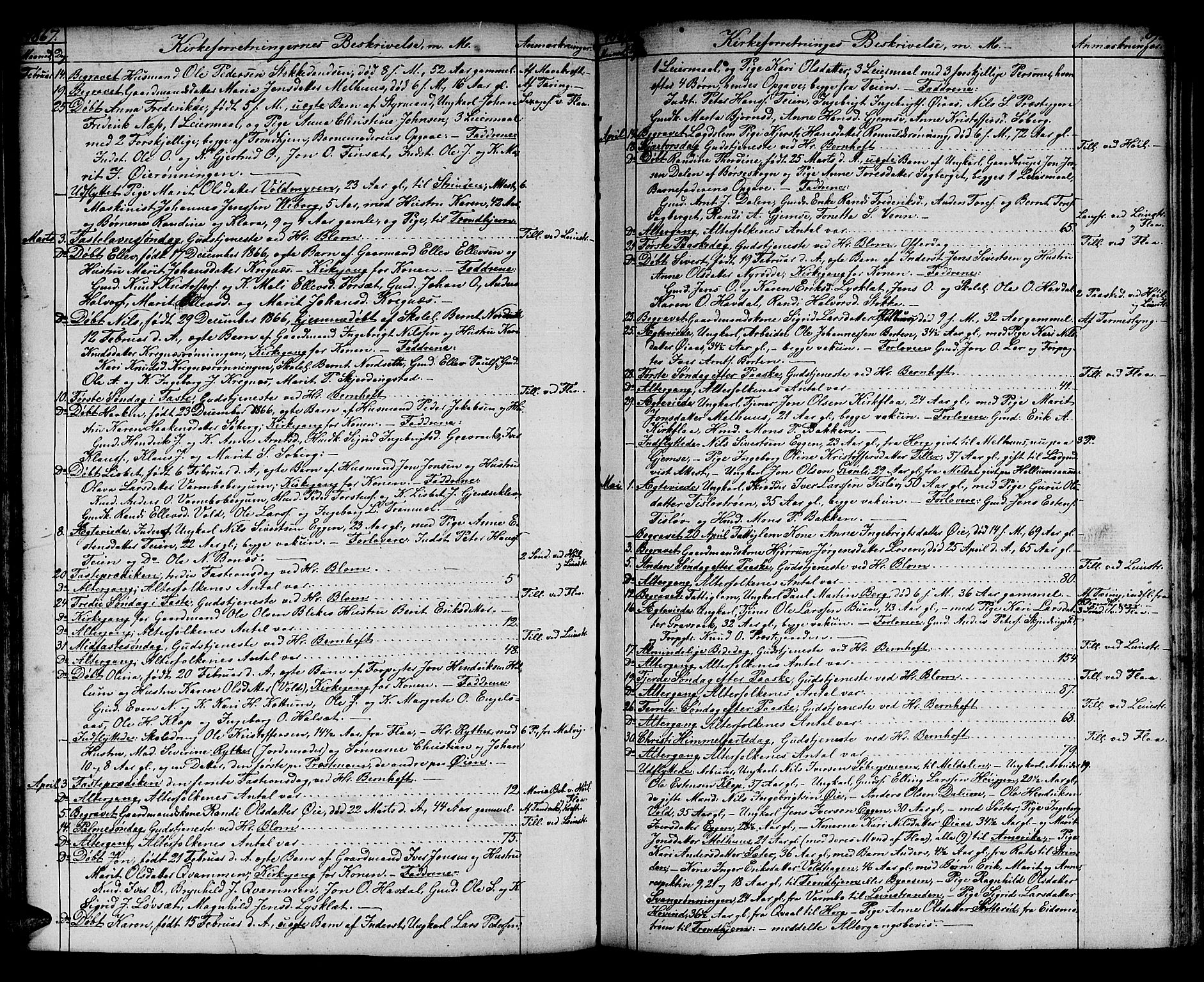 Ministerialprotokoller, klokkerbøker og fødselsregistre - Sør-Trøndelag, SAT/A-1456/691/L1093: Klokkerbok nr. 691C04, 1852-1879, s. 89