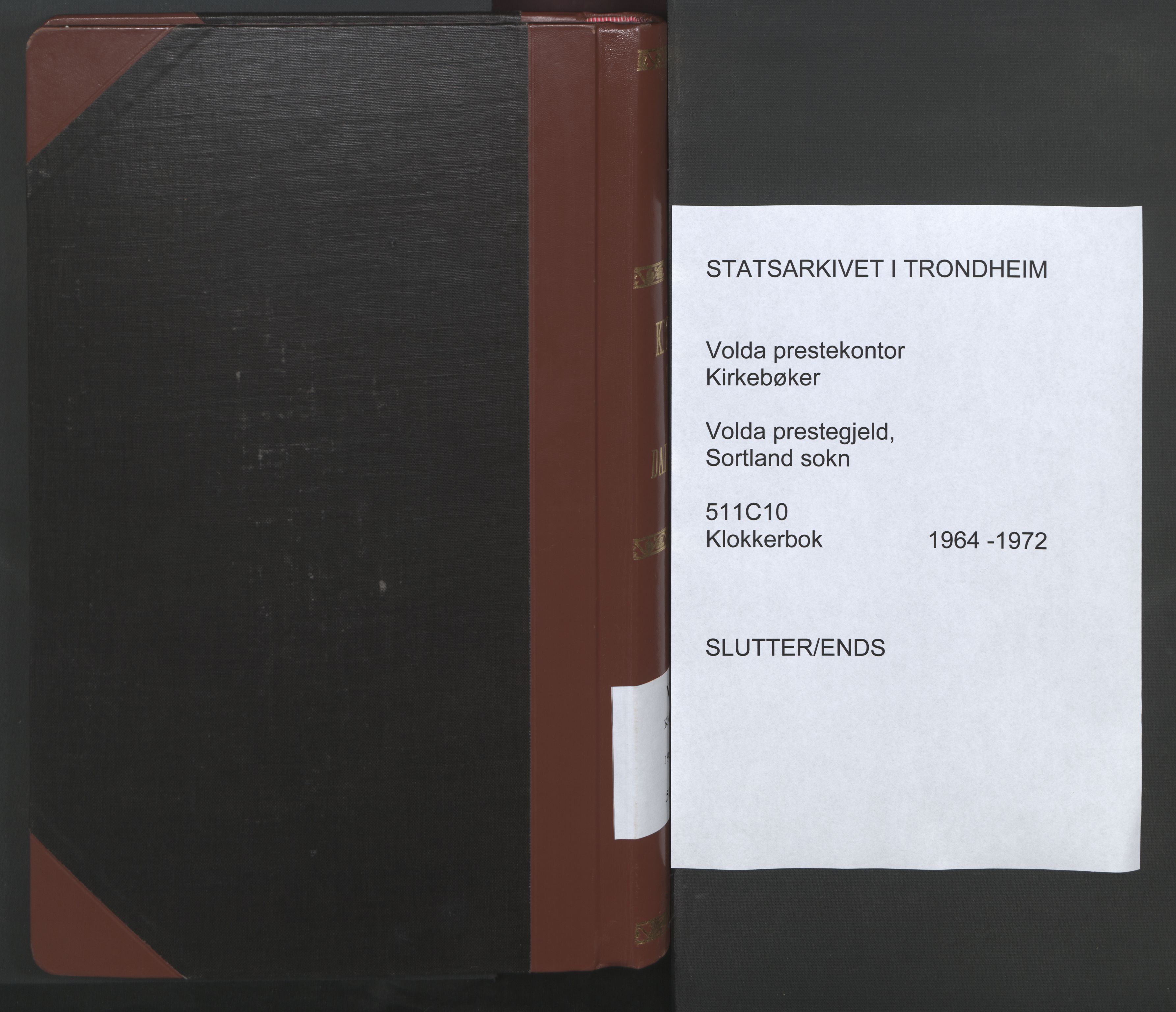 Ministerialprotokoller, klokkerbøker og fødselsregistre - Møre og Romsdal, AV/SAT-A-1454/511/L0164: Klokkerbok nr. 511C10, 1964-1972