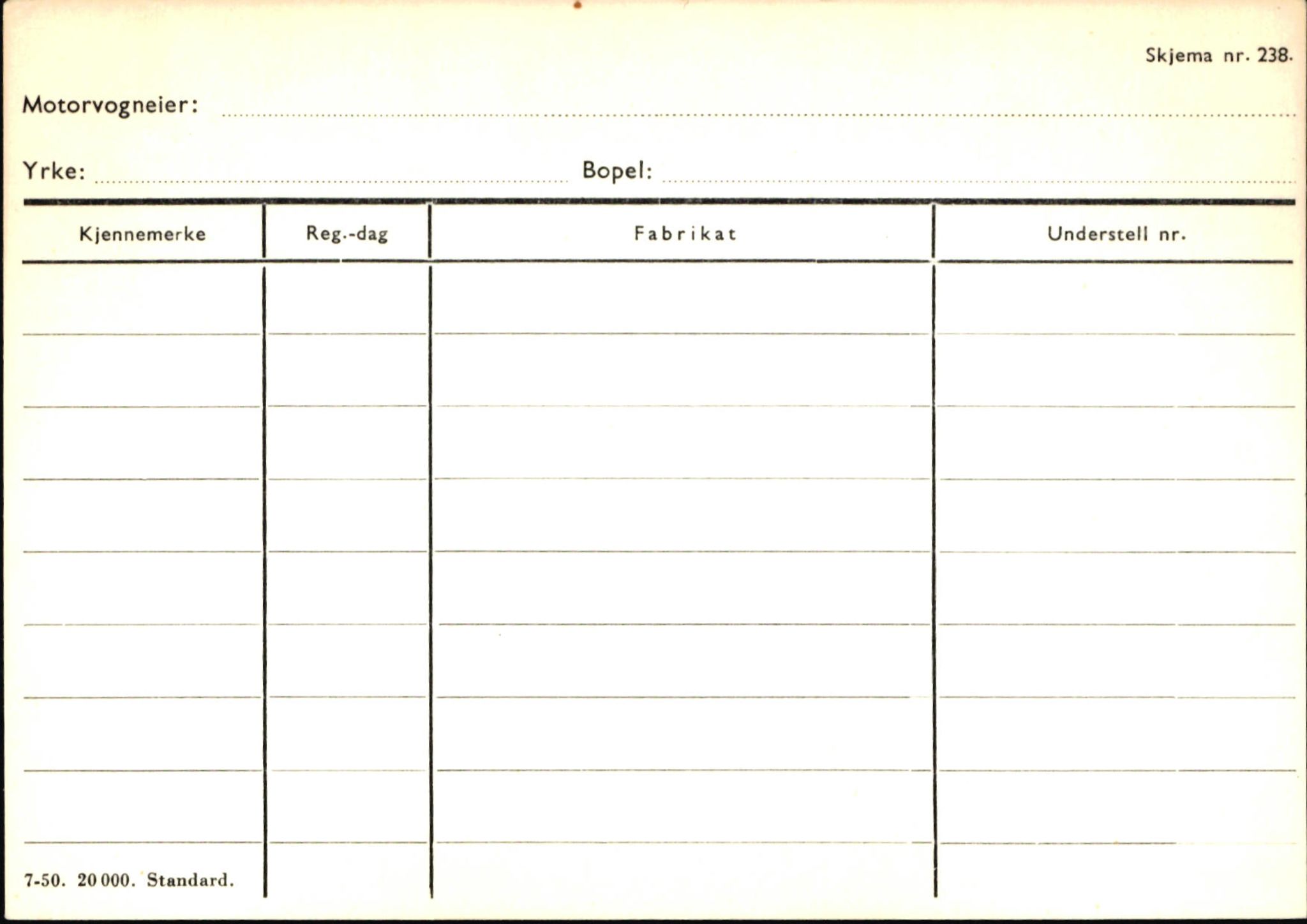 Statens vegvesen, Sogn og Fjordane vegkontor, SAB/A-5301/4/F/L0145: Registerkort Vågsøy S-Å. Årdal I-P, 1945-1975, s. 945