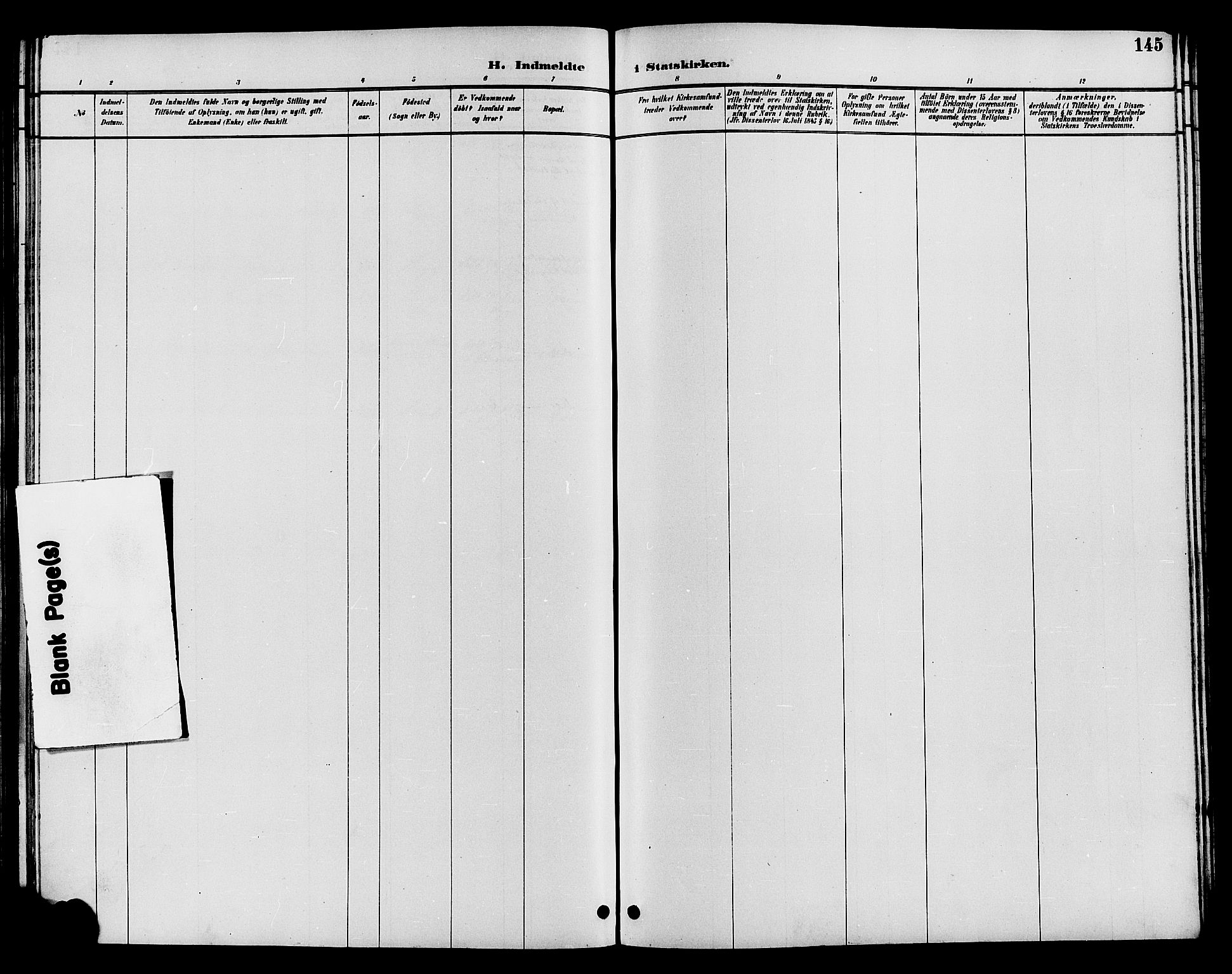 Øystre Slidre prestekontor, AV/SAH-PREST-138/H/Ha/Hab/L0004: Klokkerbok nr. 4, 1887-1907, s. 145