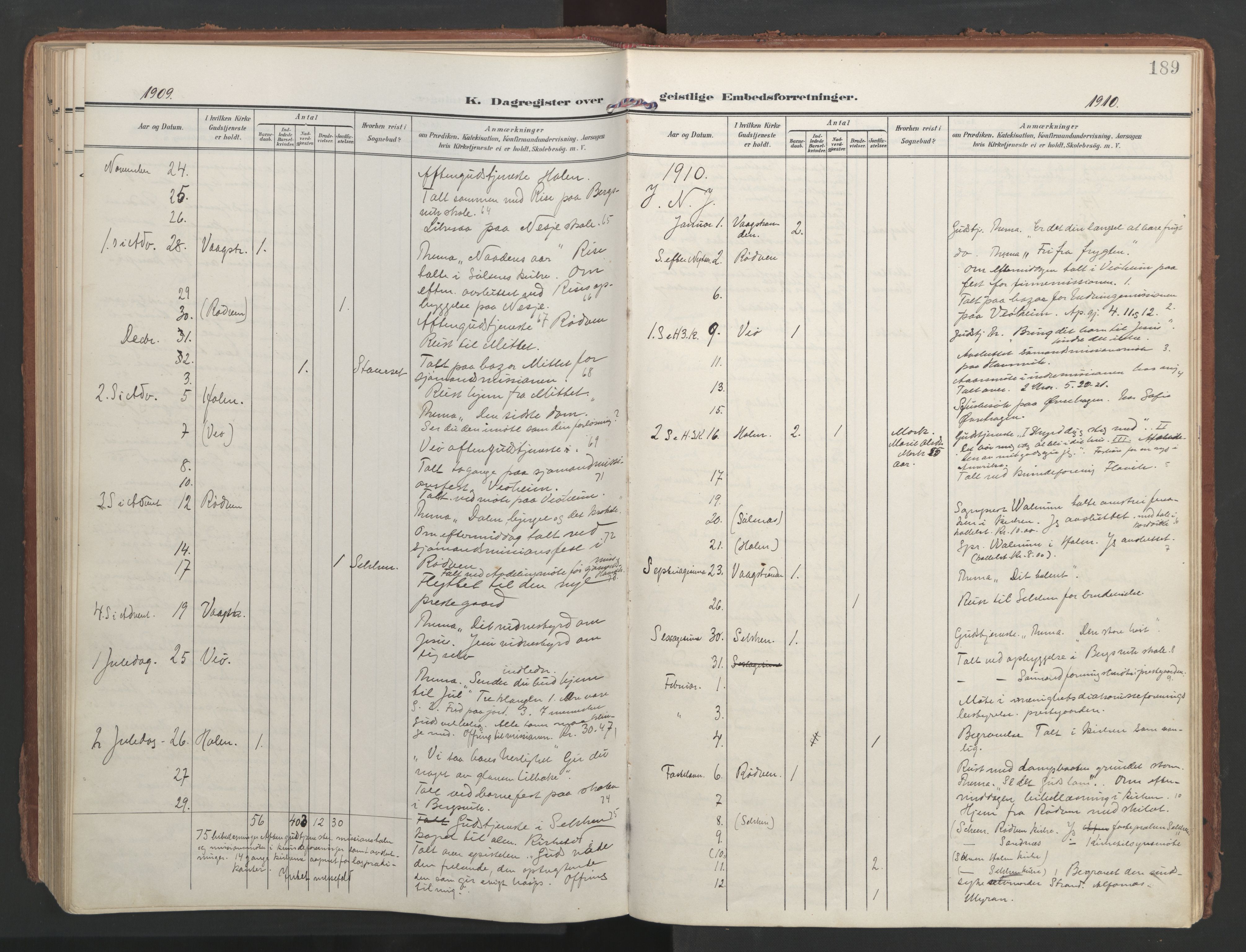 Ministerialprotokoller, klokkerbøker og fødselsregistre - Møre og Romsdal, AV/SAT-A-1454/547/L0605: Ministerialbok nr. 547A07, 1907-1936, s. 189