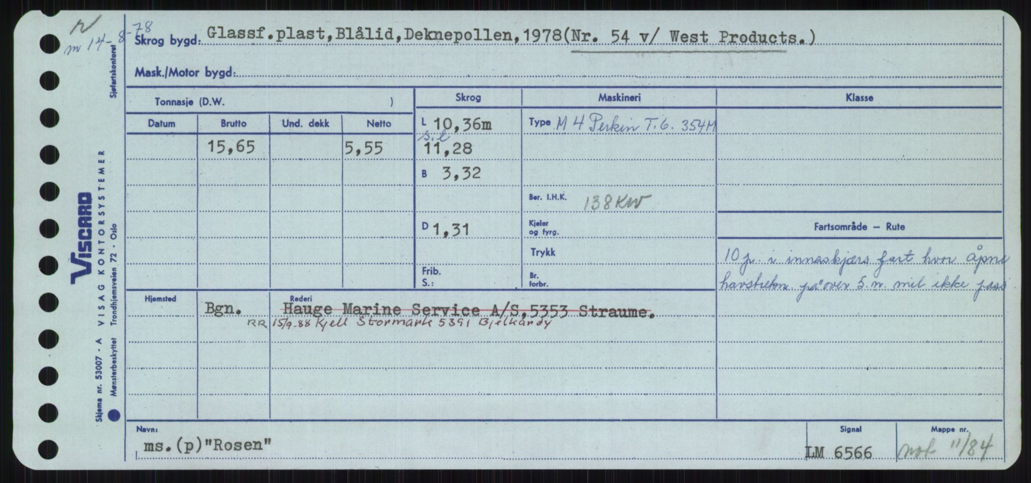 Sjøfartsdirektoratet med forløpere, Skipsmålingen, RA/S-1627/H/Ha/L0004/0002: Fartøy, Mas-R / Fartøy, Odin-R, s. 839