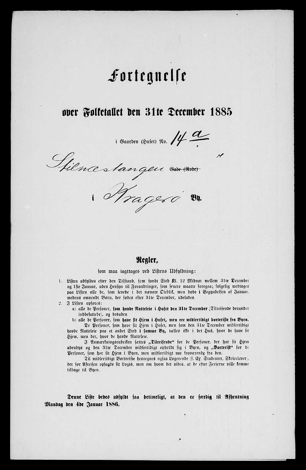 SAKO, Folketelling 1885 for 0801 Kragerø kjøpstad, 1885, s. 28