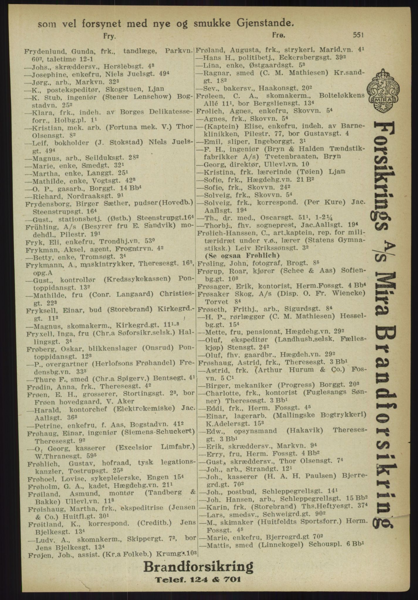 Kristiania/Oslo adressebok, PUBL/-, 1918, s. 576