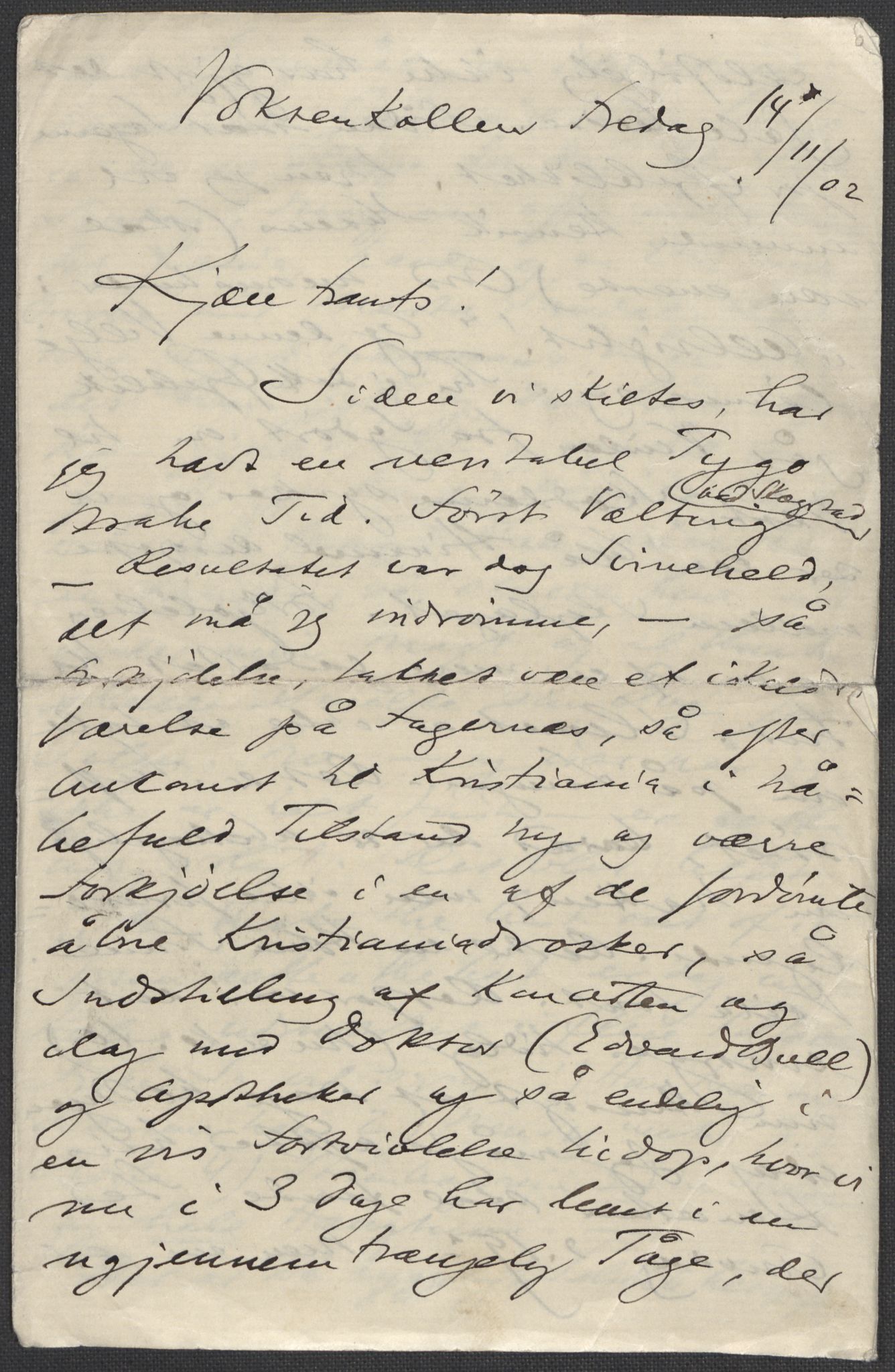 Beyer, Frants, RA/PA-0132/F/L0001: Brev fra Edvard Grieg til Frantz Beyer og "En del optegnelser som kan tjene til kommentar til brevene" av Marie Beyer, 1872-1907, s. 671