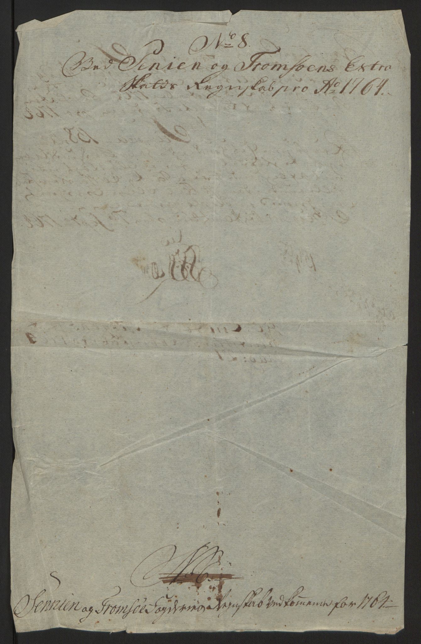 Rentekammeret inntil 1814, Reviderte regnskaper, Fogderegnskap, AV/RA-EA-4092/R68/L4845: Ekstraskatten Senja og Troms, 1762-1765, s. 486