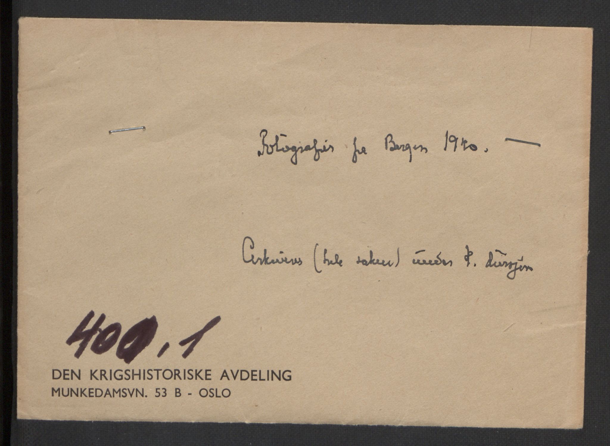 Forsvaret, Forsvarets krigshistoriske avdeling, AV/RA-RAFA-2017/Y/Yb/L0097: II-C-11-400  -  4. Divisjon., 1940, s. 25