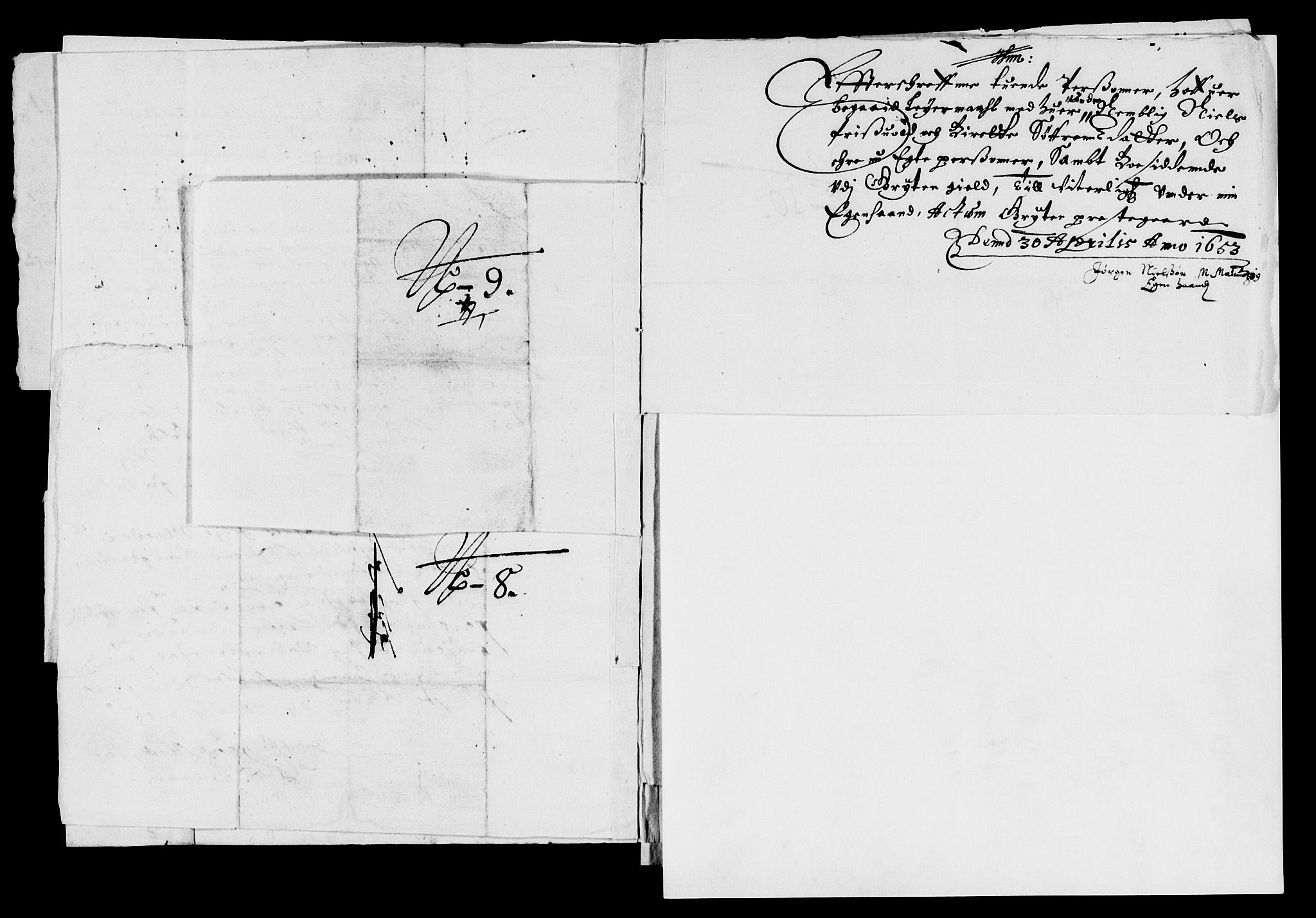 Rentekammeret inntil 1814, Reviderte regnskaper, Lensregnskaper, AV/RA-EA-5023/R/Rb/Rbw/L0107: Trondheim len, 1649-1653