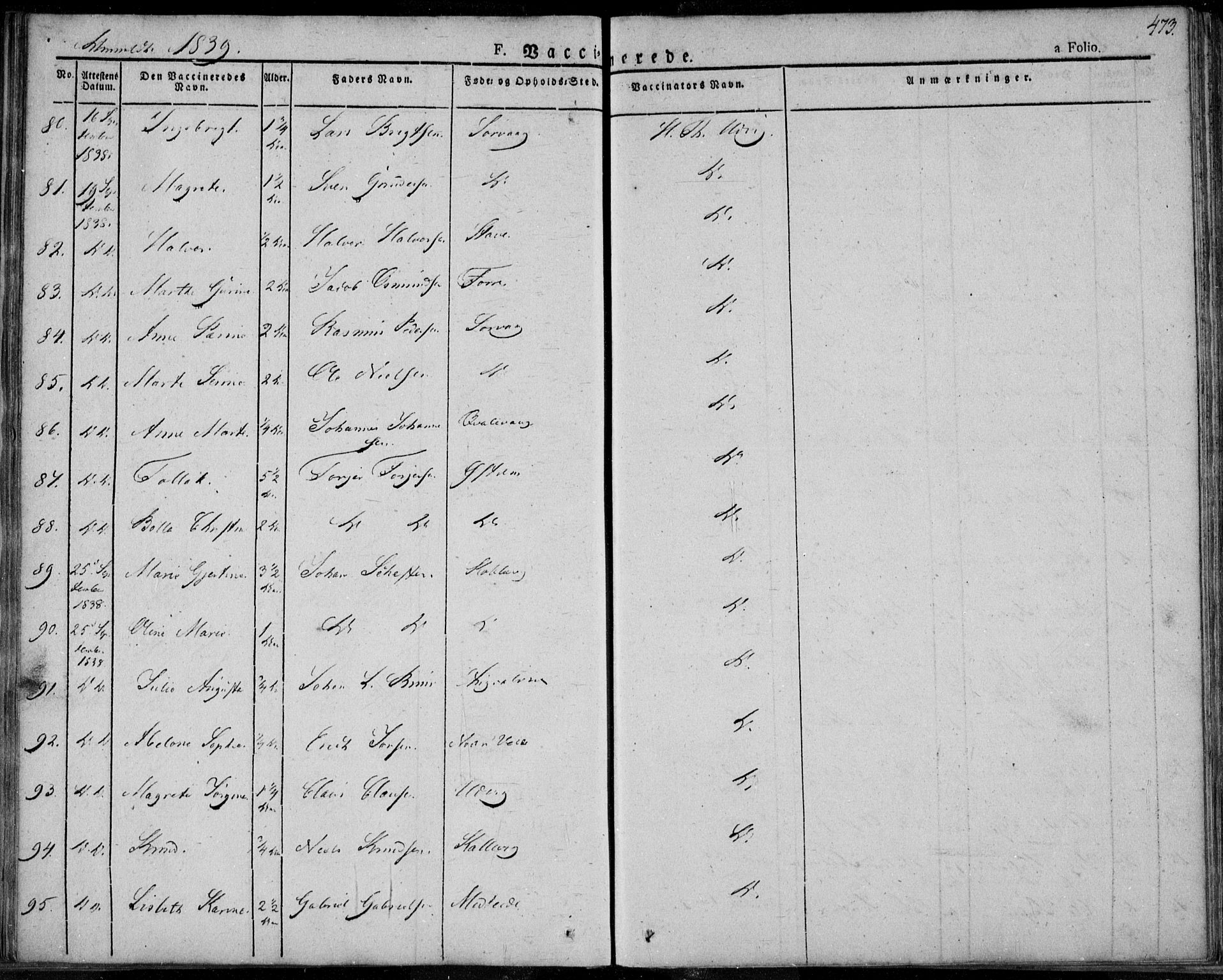 Avaldsnes sokneprestkontor, AV/SAST-A -101851/H/Ha/Haa/L0005: Ministerialbok nr. A 5.2, 1825-1841, s. 473