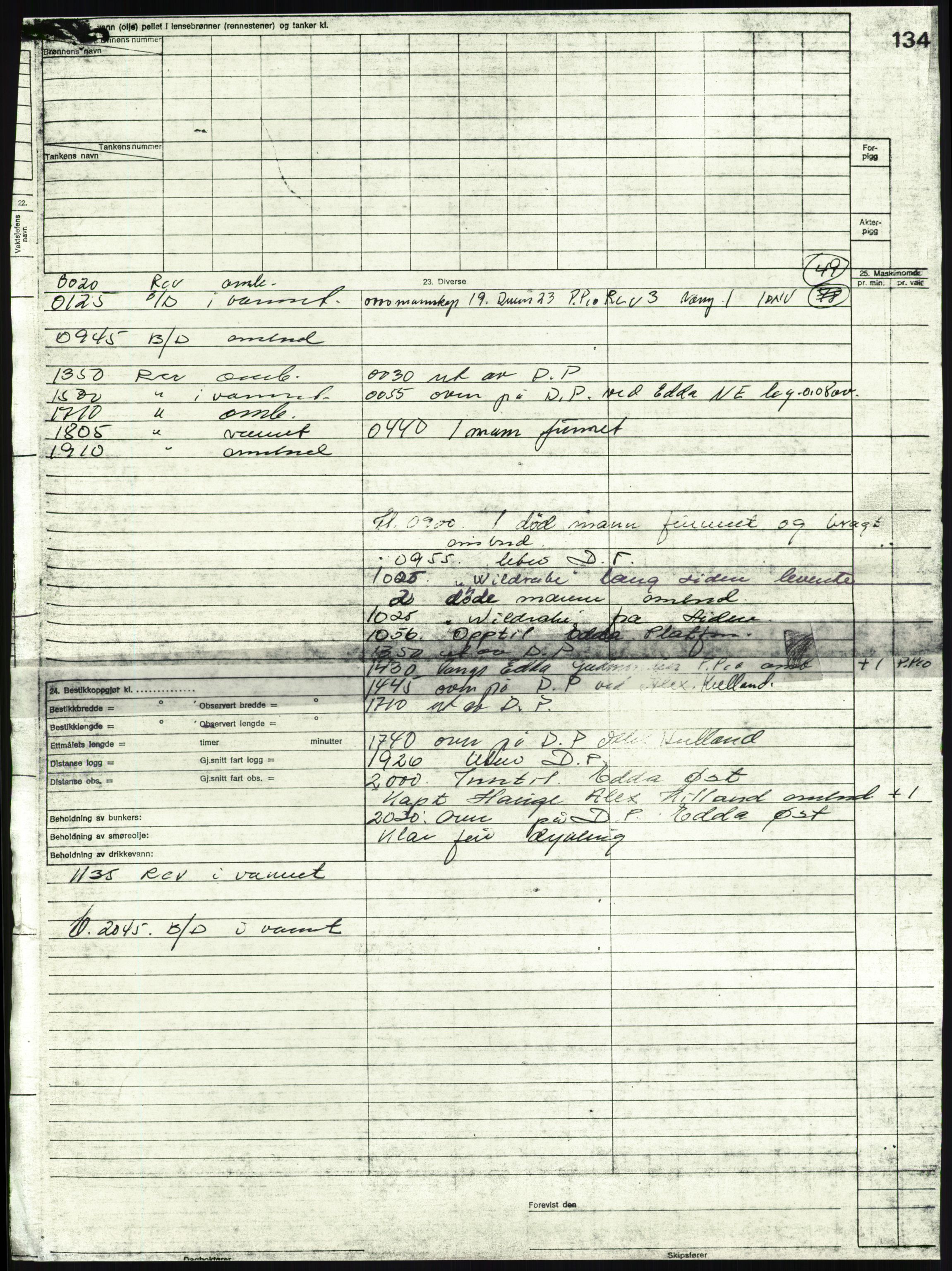 Justisdepartementet, Granskningskommisjonen ved Alexander Kielland-ulykken 27.3.1980, AV/RA-S-1165/D/L0018: R Feltopprydning (Doku.liste + R2, R4-R6 av 6), 1980-1981, s. 441