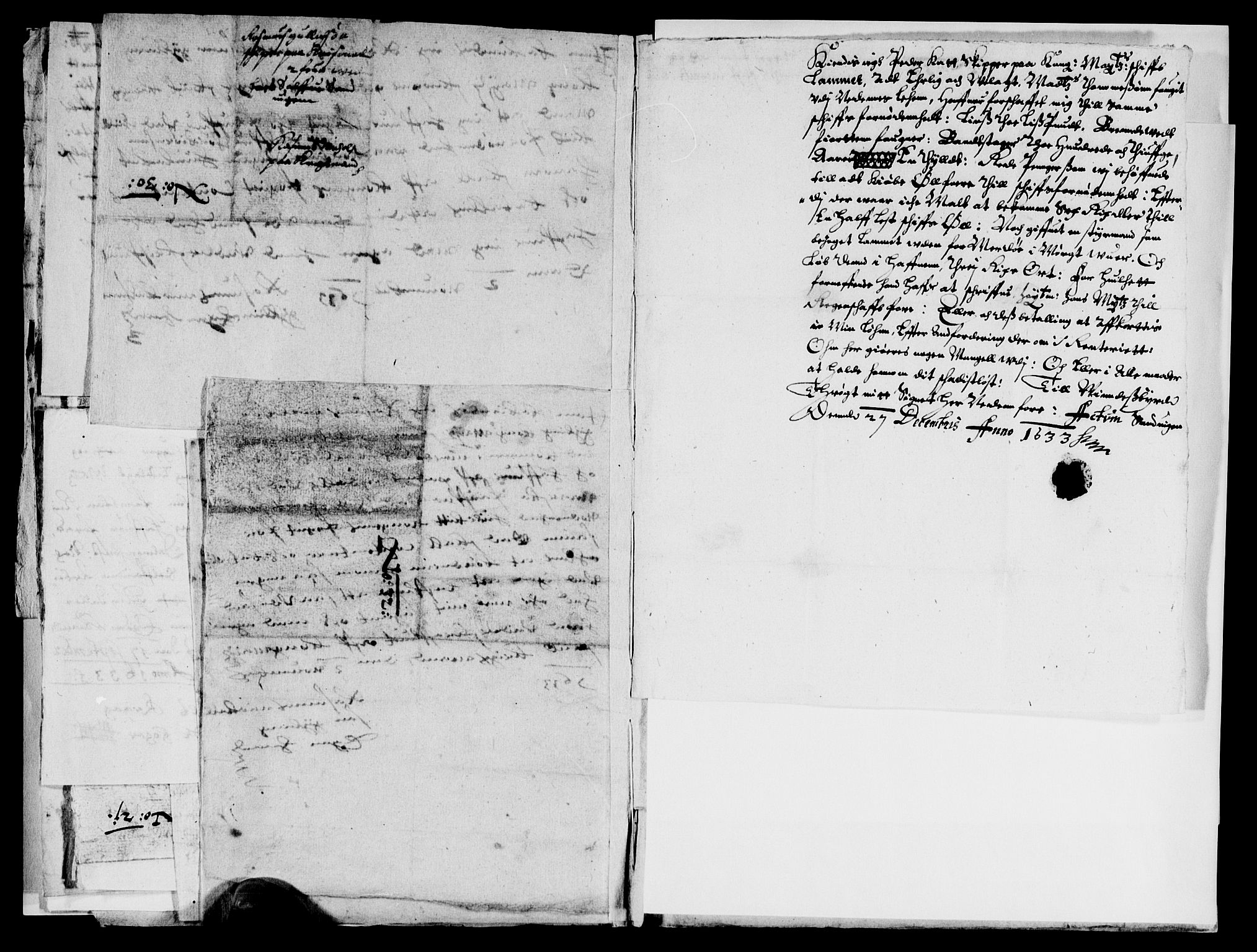 Rentekammeret inntil 1814, Reviderte regnskaper, Lensregnskaper, AV/RA-EA-5023/R/Rb/Rbq/L0022: Nedenes len. Mandals len. Råbyggelag., 1632-1634