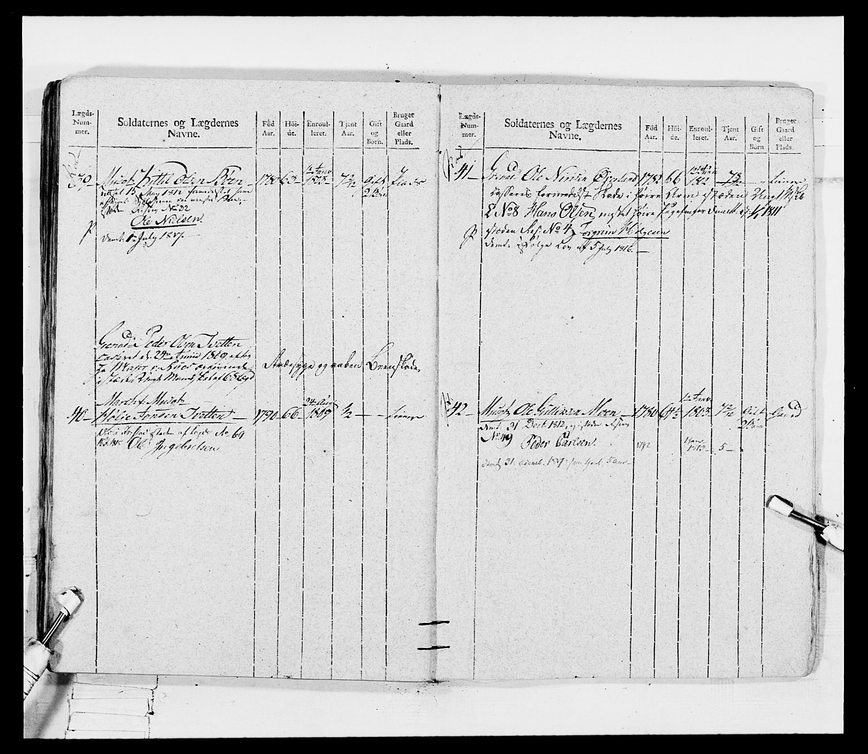 Generalitets- og kommissariatskollegiet, Det kongelige norske kommissariatskollegium, AV/RA-EA-5420/E/Eh/L0116: Telemarkske nasjonale infanteriregiment, 1810, s. 71